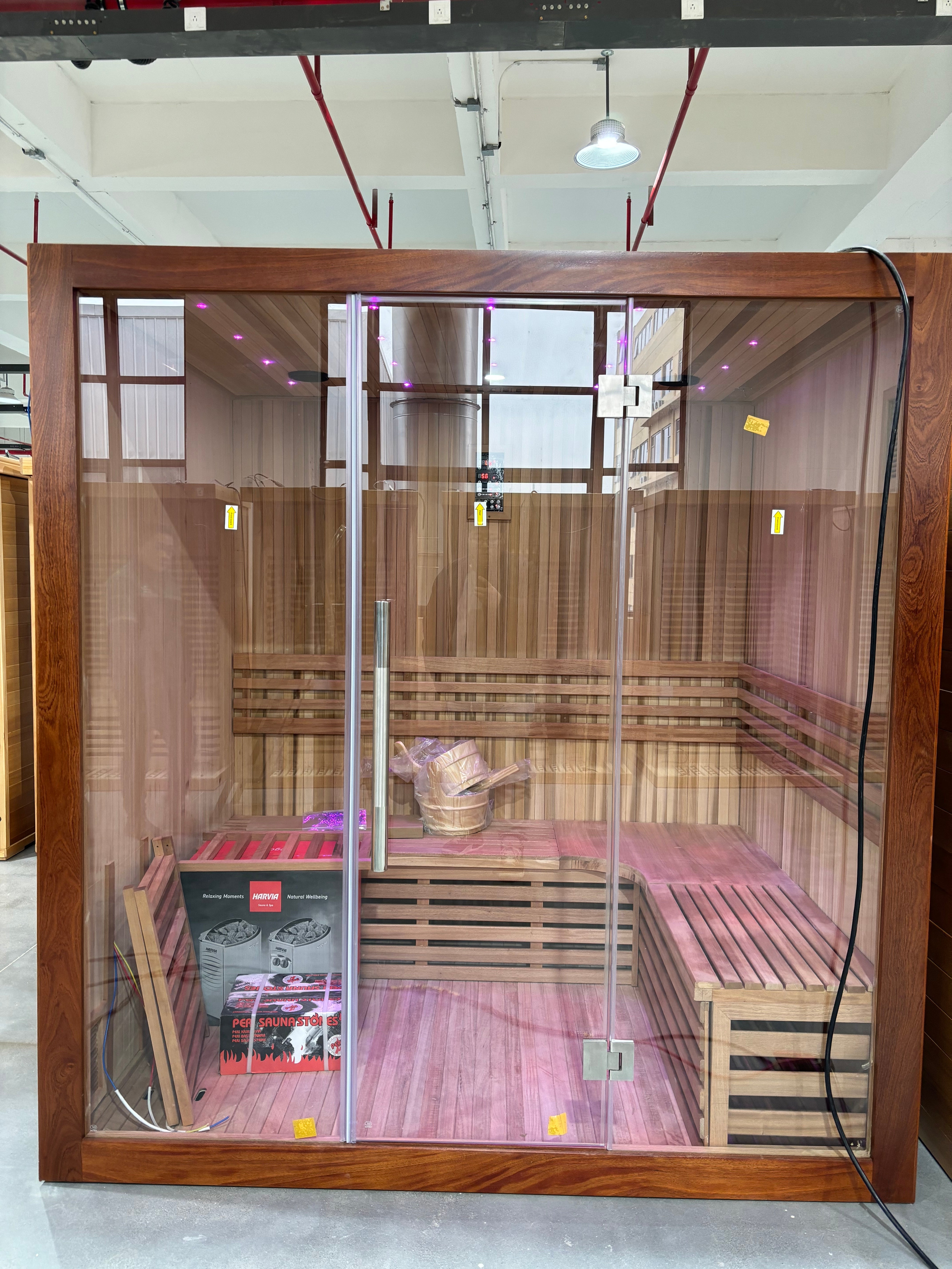 SAUNA EVOLUTION® 3 PERSON TRADITIONAL STEAM SAUNA MODERN RELAX 2 - Energize Trek