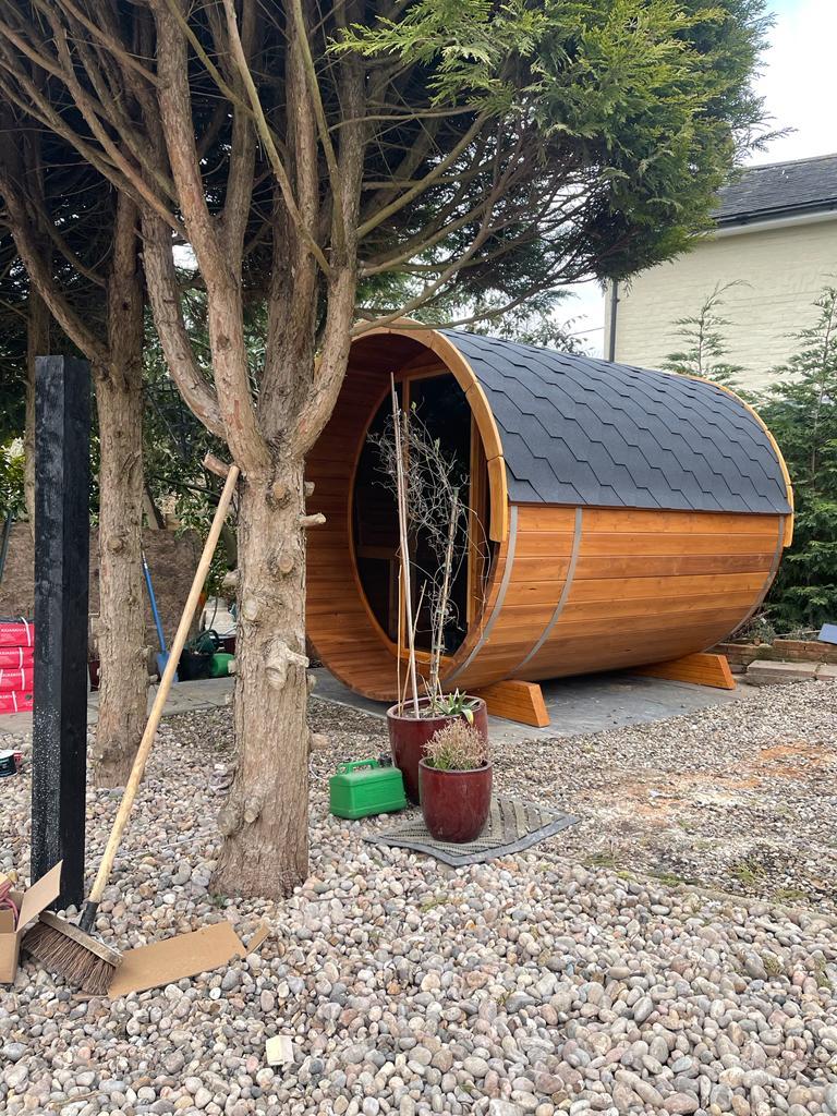 SAUNA EVOLUTION® Barrel Sauna Serenity Nature Air 7 - Energize Trek