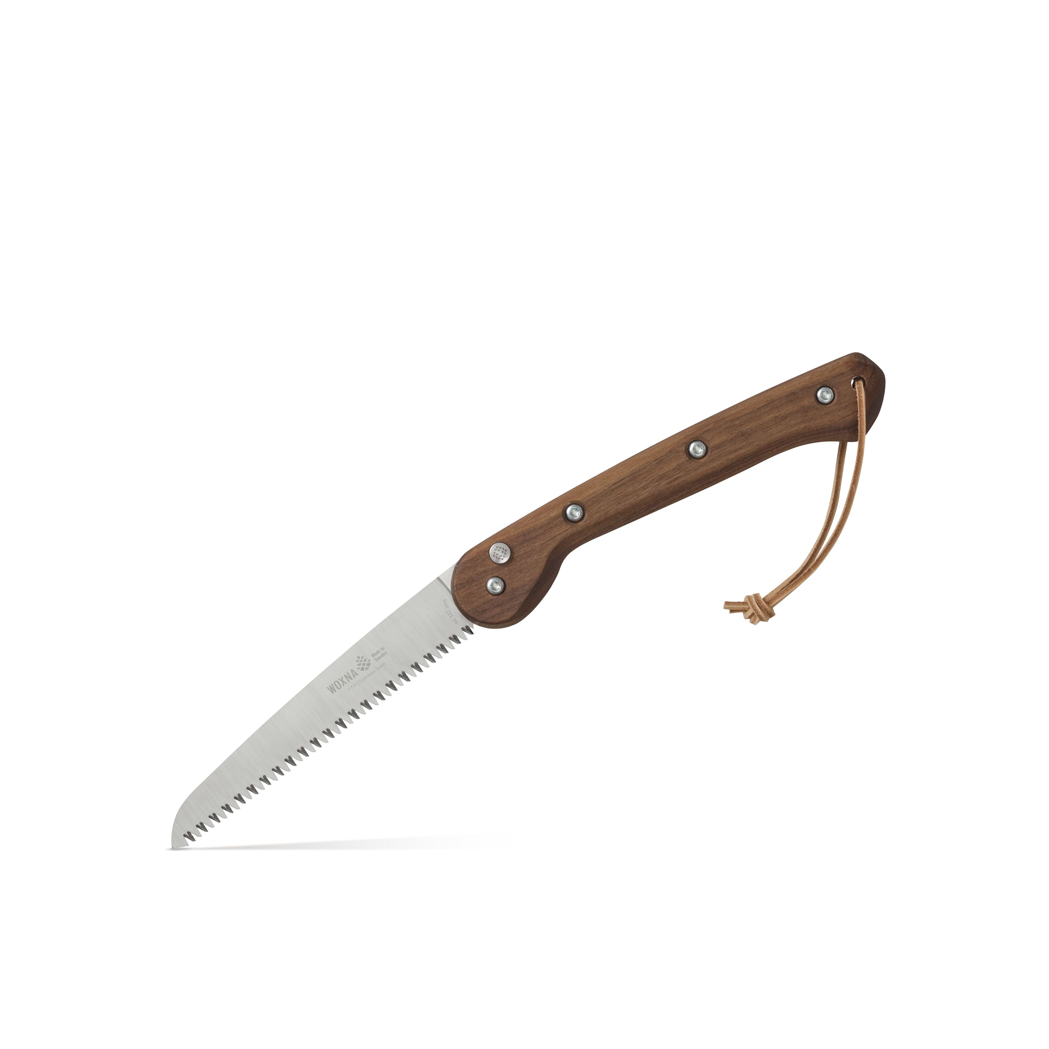Woxna Ljusnan Foldable Saw 7 inches - Walnut & Stainless Steel - Energize Trek