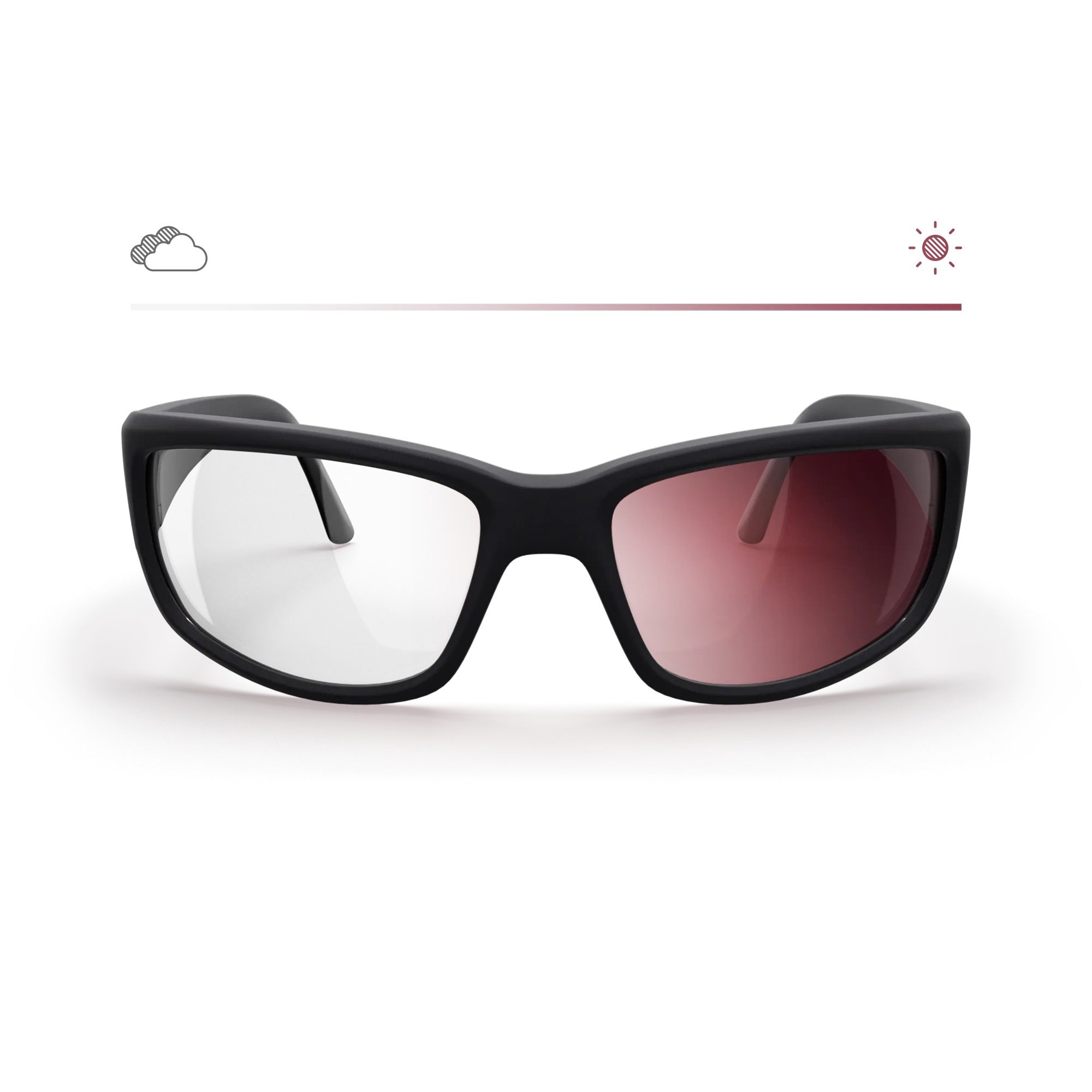 Wrap Large Prescription Transitions® Mirrors - Energize Trek