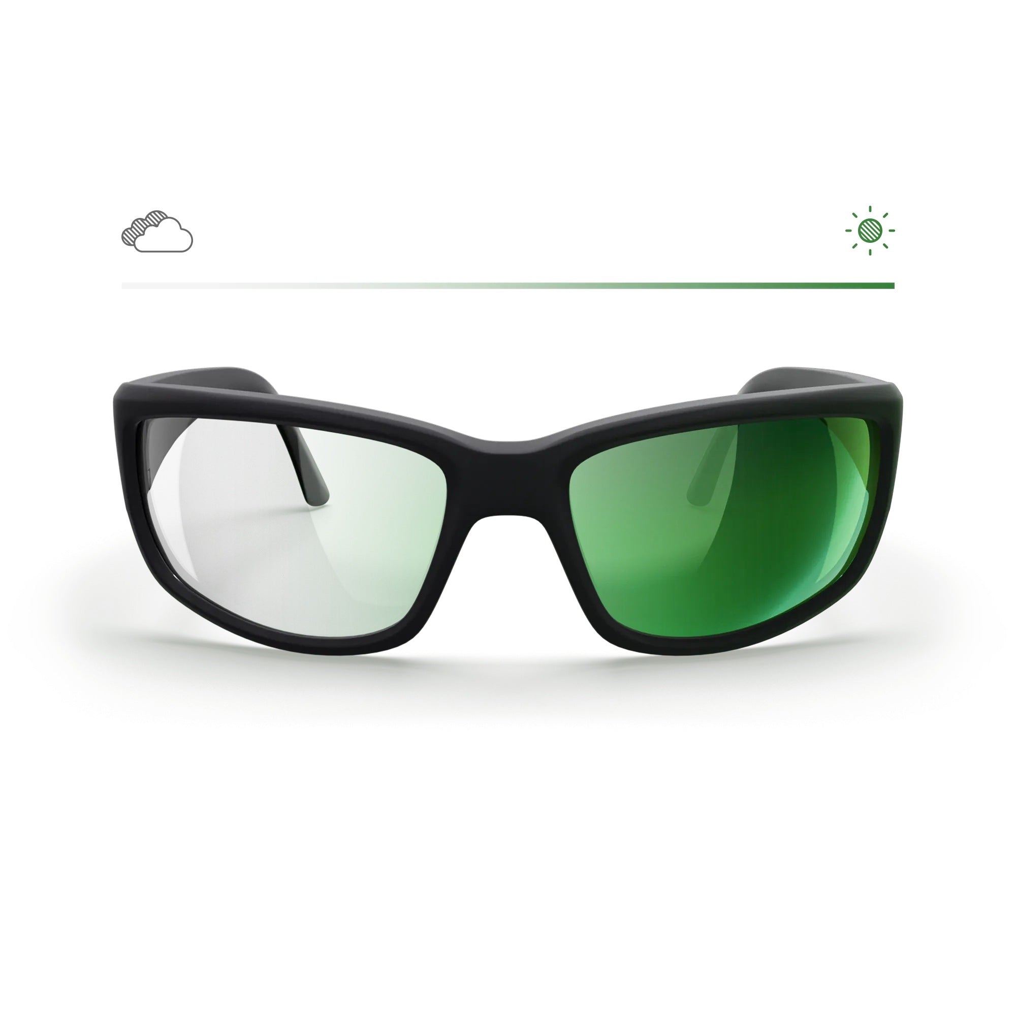 Wrap Large Prescription Transitions® Mirrors - Energize Trek