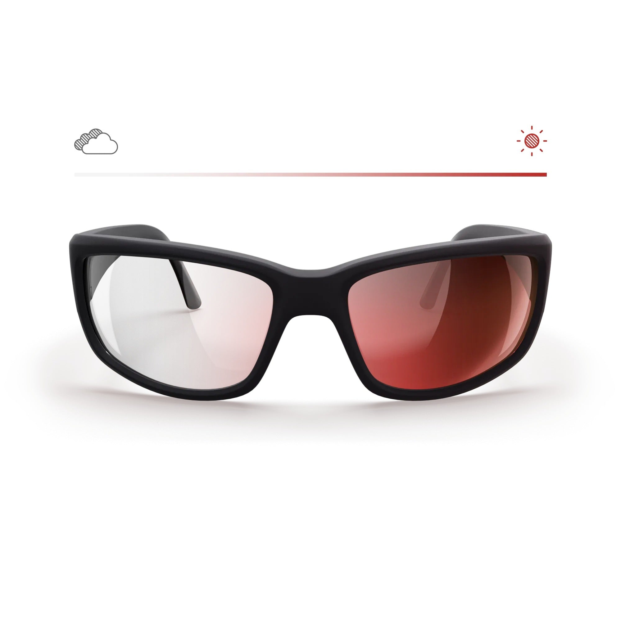 Wrap Large Prescription Transitions® Mirrors - Energize Trek