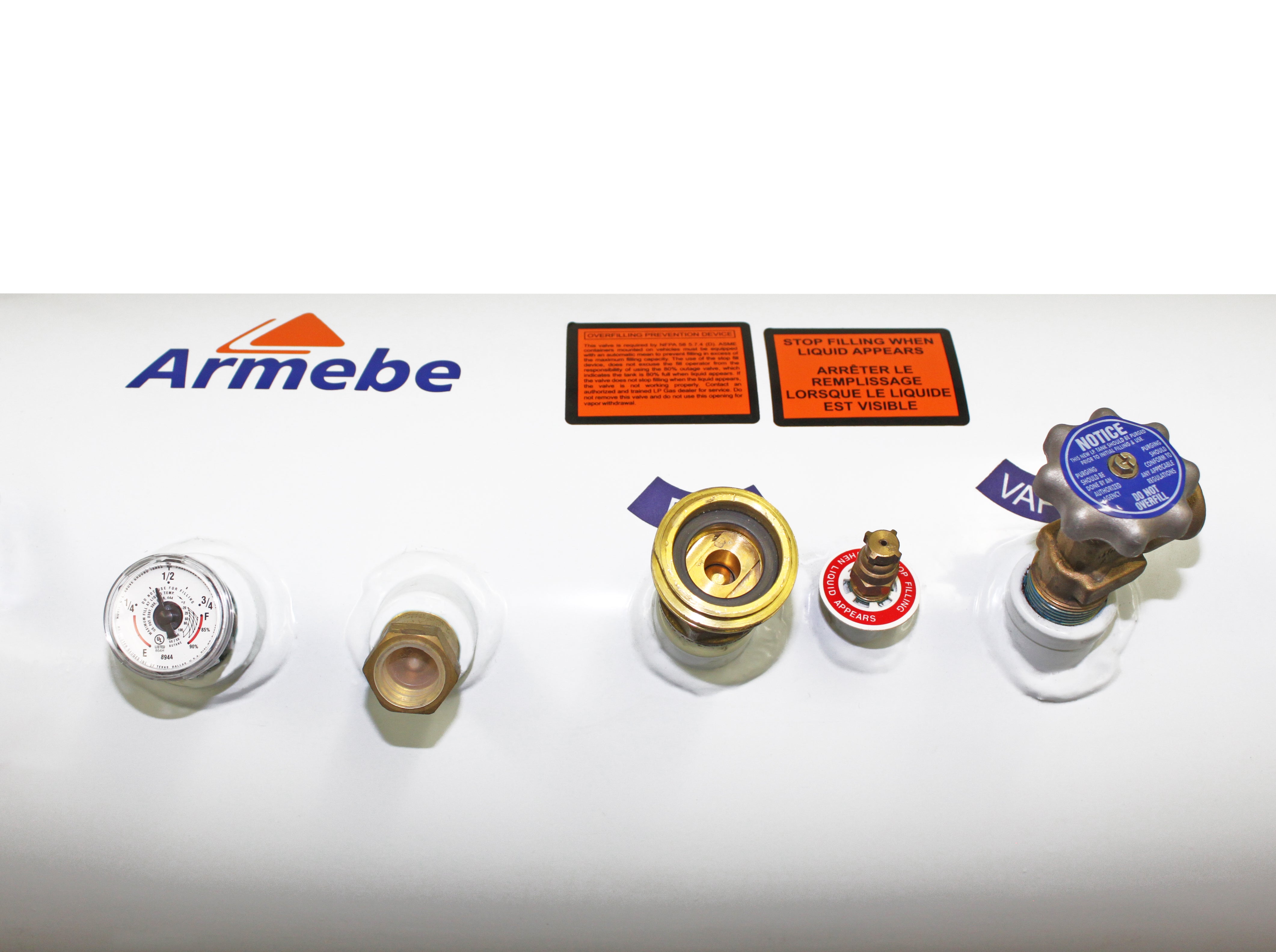 Flame King 16 Gal ASME RV Trailer Propane Cylinder Tank - Energize Trek