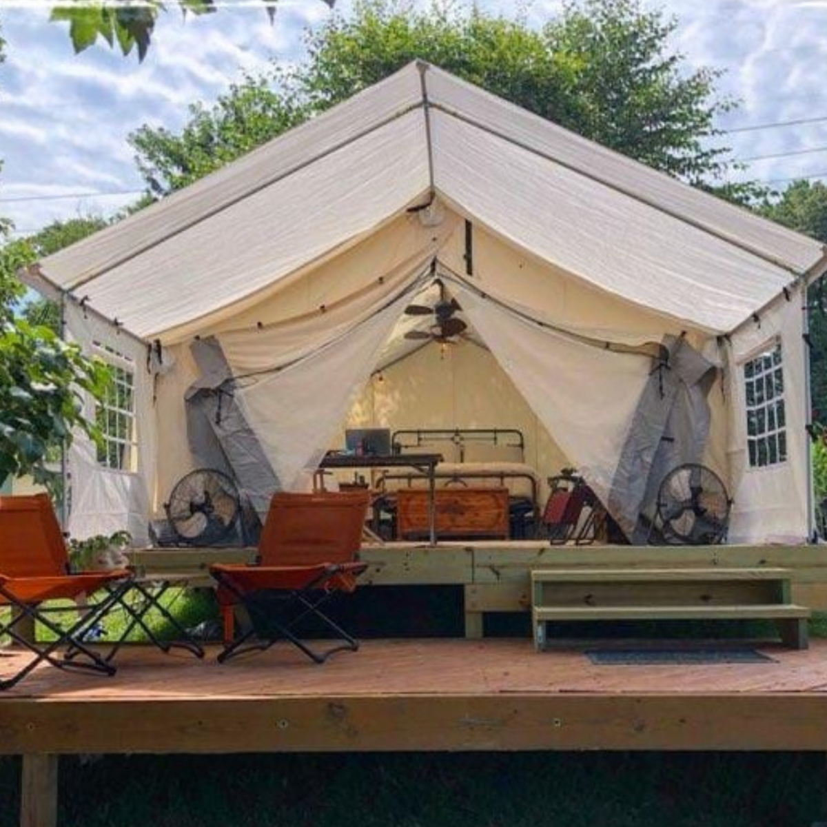 10'x12' Porch - Canvas Wall Tent - Energize Trek