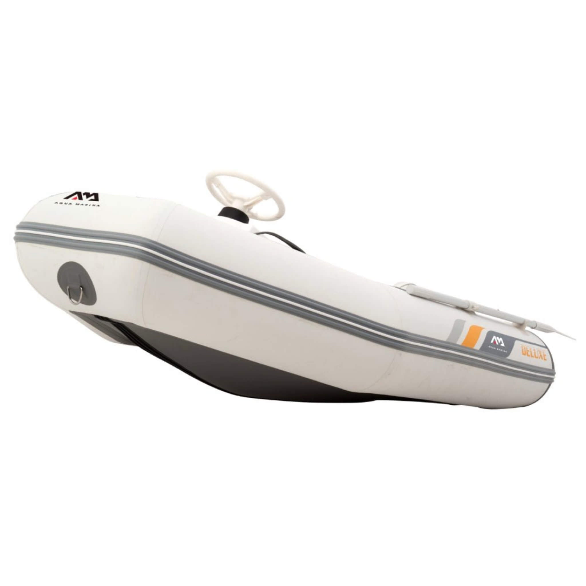 Aqua Marina A-Deluxe 4-Person Inflatable Speed Boat With Comfortable Rowing Seat And Adjustable Center Feet, 8FT (SAK20456) - Energize Trek