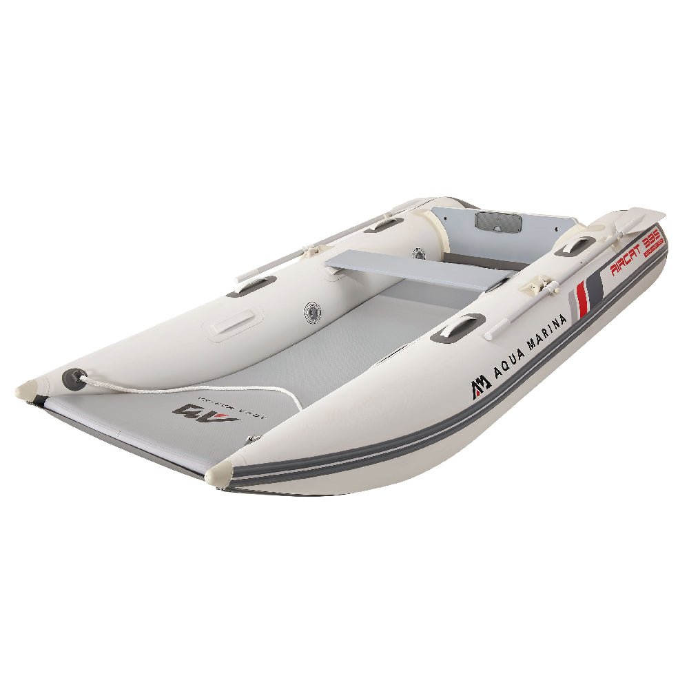 Aqua Marina Aircat BT-AC335 5-Person High-Speed Inflatable Catamaran With DWF Air Deck, 11FT (SAK10650) - Energize Trek