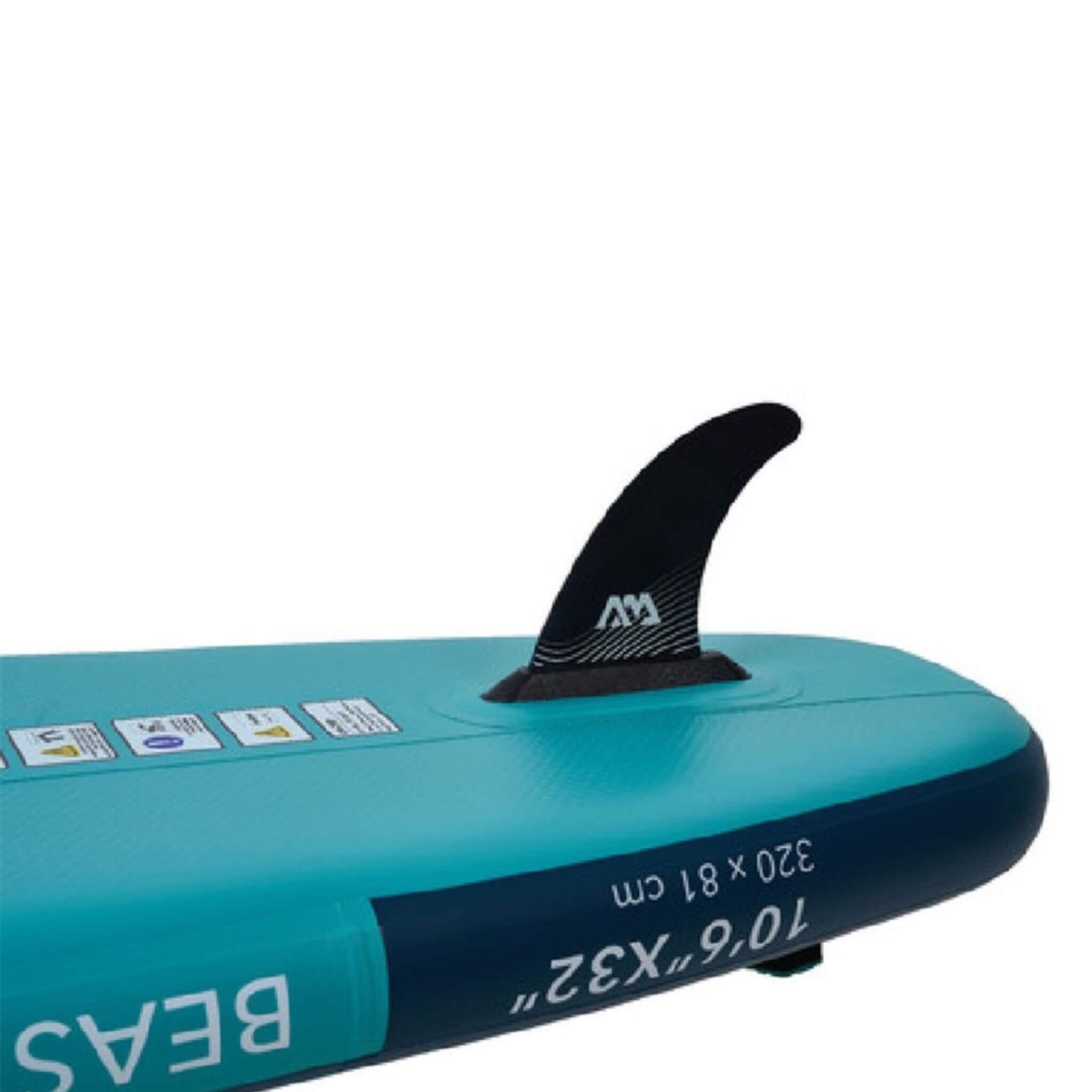 Aqua Marina Beast BT-23BEP Advanced All-Around Inflatable SUP With Carbon Hybrid Paddle, 10FT (SAK89512) - Energize Trek