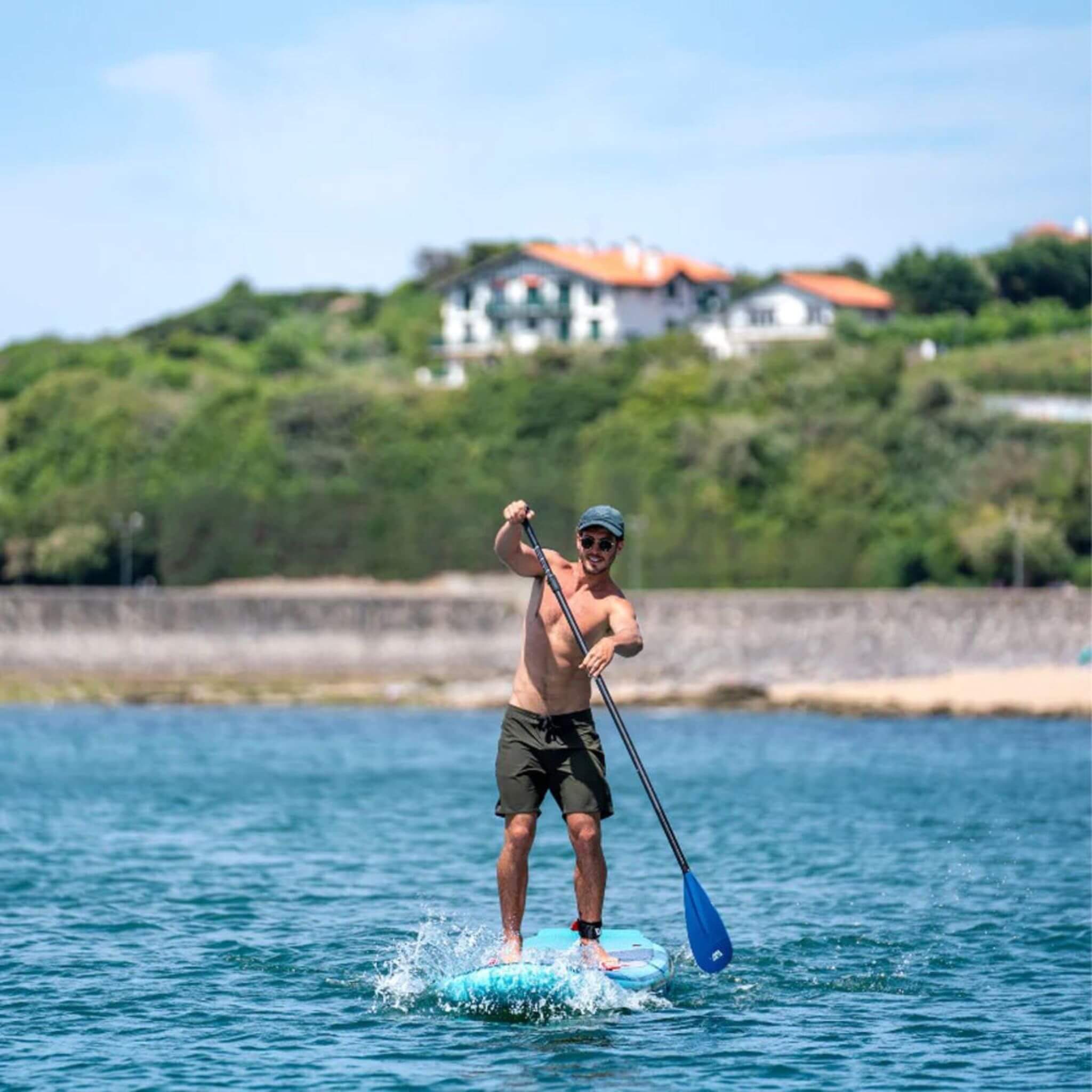 Aqua Marina Beast BT-23BEP Advanced All-Around Inflatable SUP With Carbon Hybrid Paddle, 10FT (SAK89512) - Energize Trek