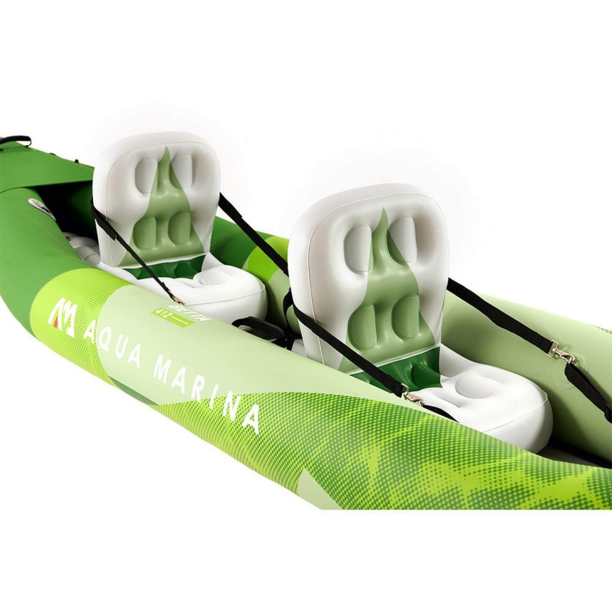 Aqua Marina Betta 2-Person Inflatable Recreational Kayak With Paddles, 14FT (BE-412) (SAK01375) - Energize Trek