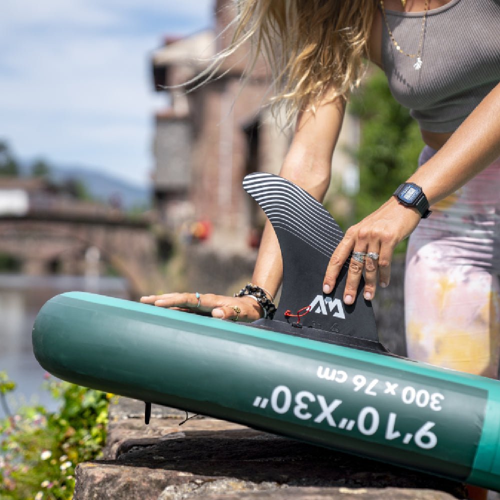 Aqua Marina Breeze BT-23BRP Green Compact Inflatable SUP With Drop Stitch Light Technology, 9FT (SAK68745) - Energize Trek