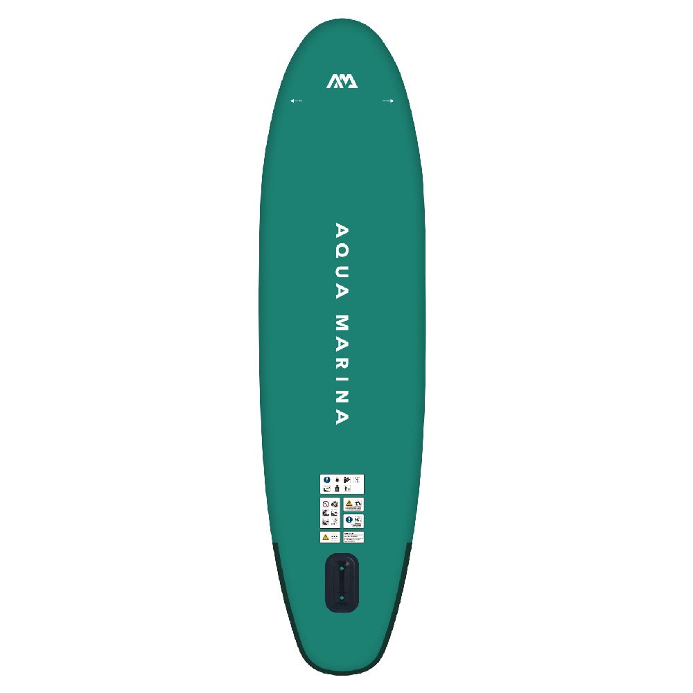Aqua Marina Breeze BT-23BRP Green Compact Inflatable SUP With Drop Stitch Light Technology, 9FT (SAK68745) - Energize Trek