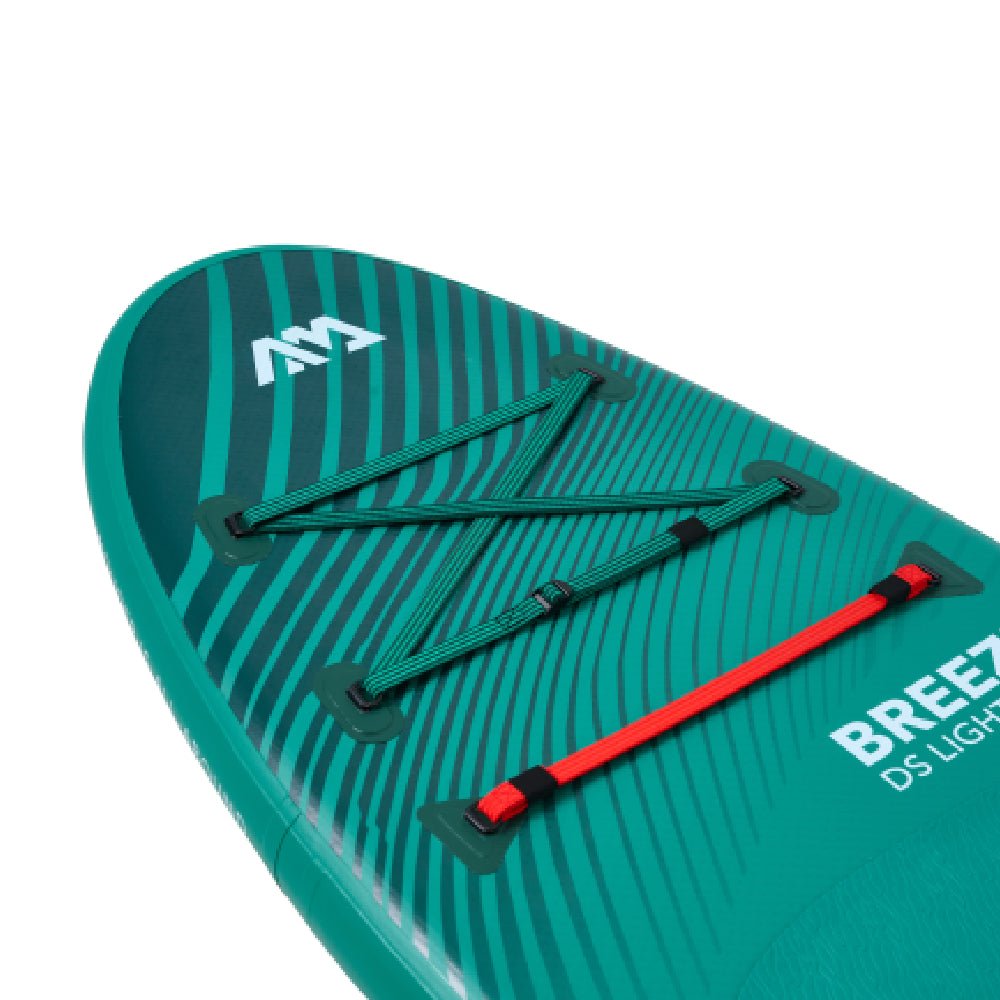 Aqua Marina Breeze BT-23BRP Green Compact Inflatable SUP With Drop Stitch Light Technology, 9FT (SAK68745) - Energize Trek