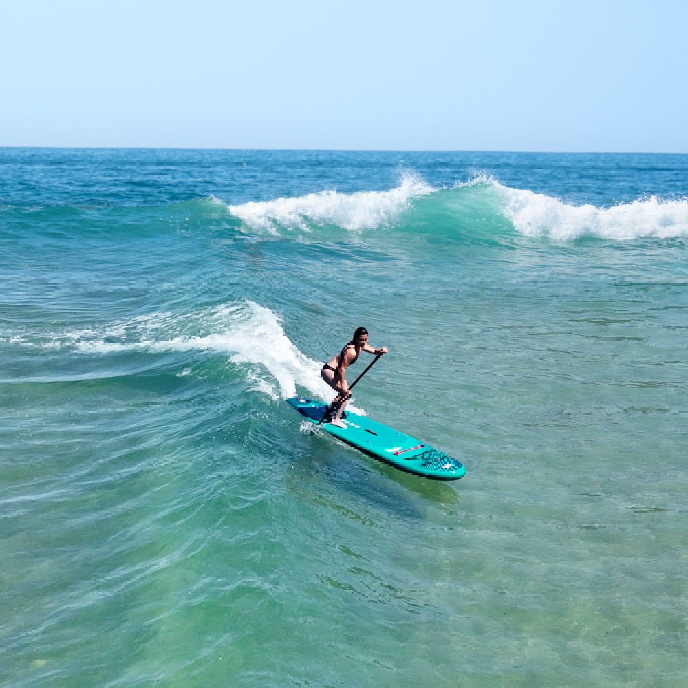Aqua Marina Breeze BT-23BRP Green Compact Inflatable SUP With Drop Stitch Light Technology, 9FT (SAK68745) - Energize Trek