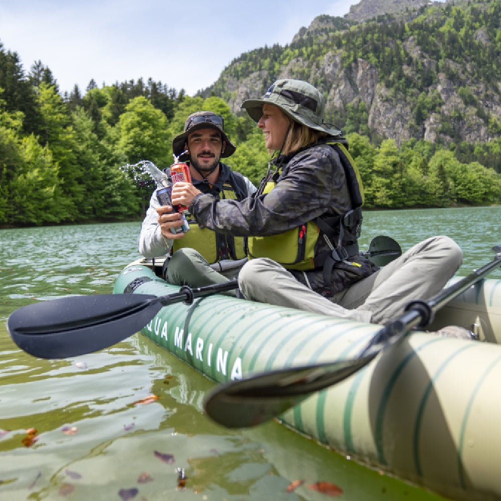 Aqua Marina Caliber CA-398 Angling Kayak With Foldable Fishing Seat, 13FT (SAK23467) - Energize Trek