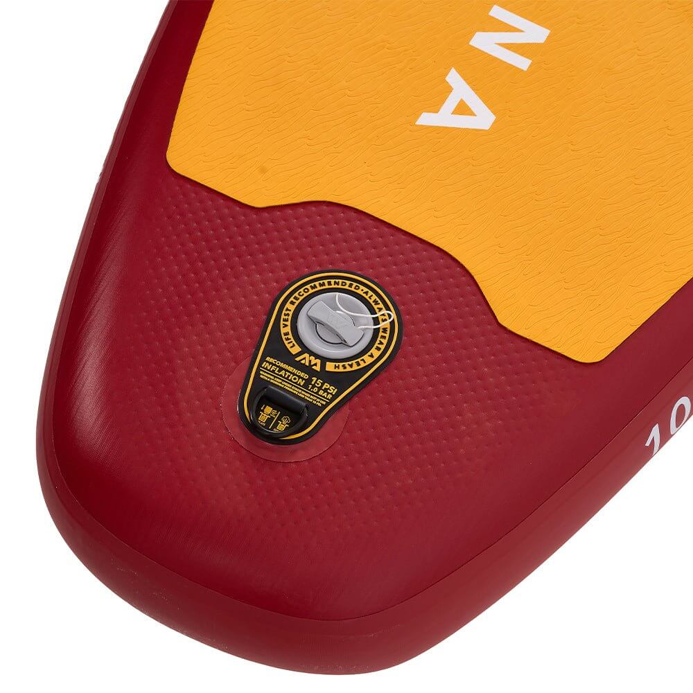 Aqua Marina Fusion BT-23FUP Premium All-Around SUP W/ Durable PVC Rail Layers & Grooved EVA Footpad, 10FT (SAK37195) - Energize Trek