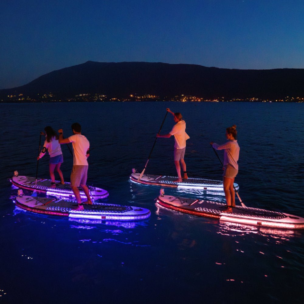 Aqua Marina Glow BT-24GL All Around ISUP With Ambient Light System And Safety Leash, 10FT (SAK48269) - Energize Trek