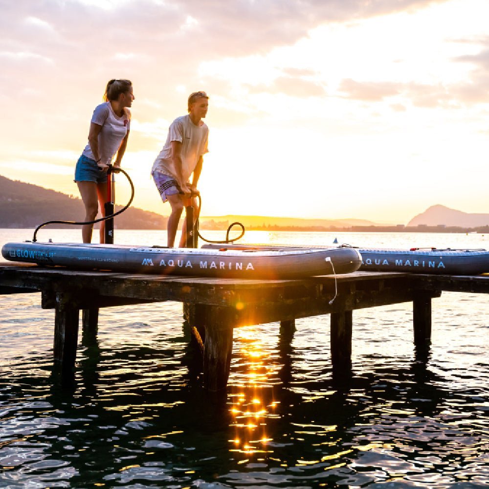 Aqua Marina Glow BT-24GL All Around ISUP With Ambient Light System And Safety Leash, 10FT (SAK48269) - Energize Trek