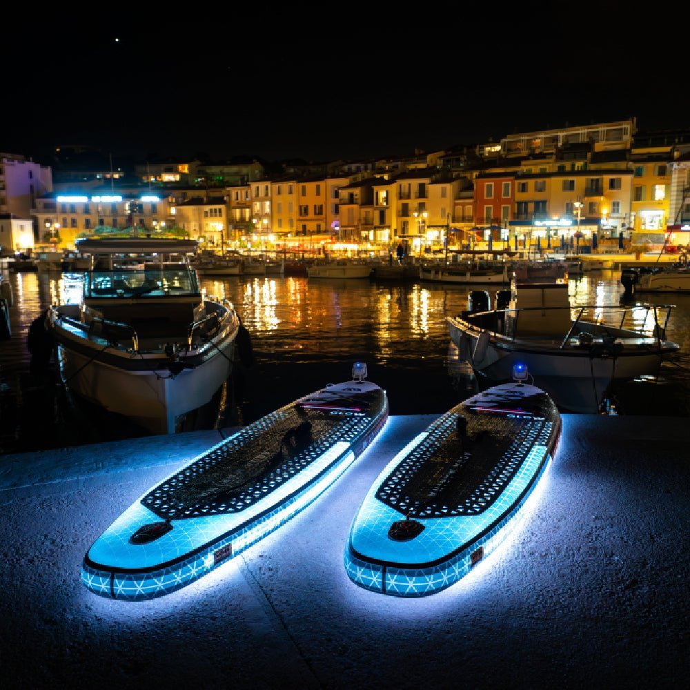 Aqua Marina Glow BT-24GL All Around ISUP With Ambient Light System And Safety Leash, 10FT (SAK48269) - Energize Trek
