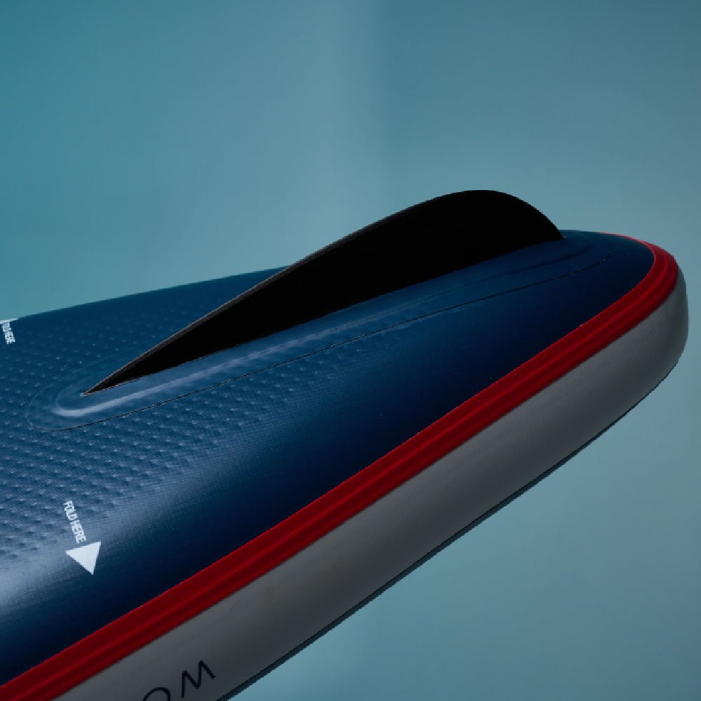 Aqua Marina Hyper BT-23HY02 Navy Touring SUP With Hydrodynamic Rail Edges & Adjustable Bungee, 12FT (SAK23285) - Energize Trek