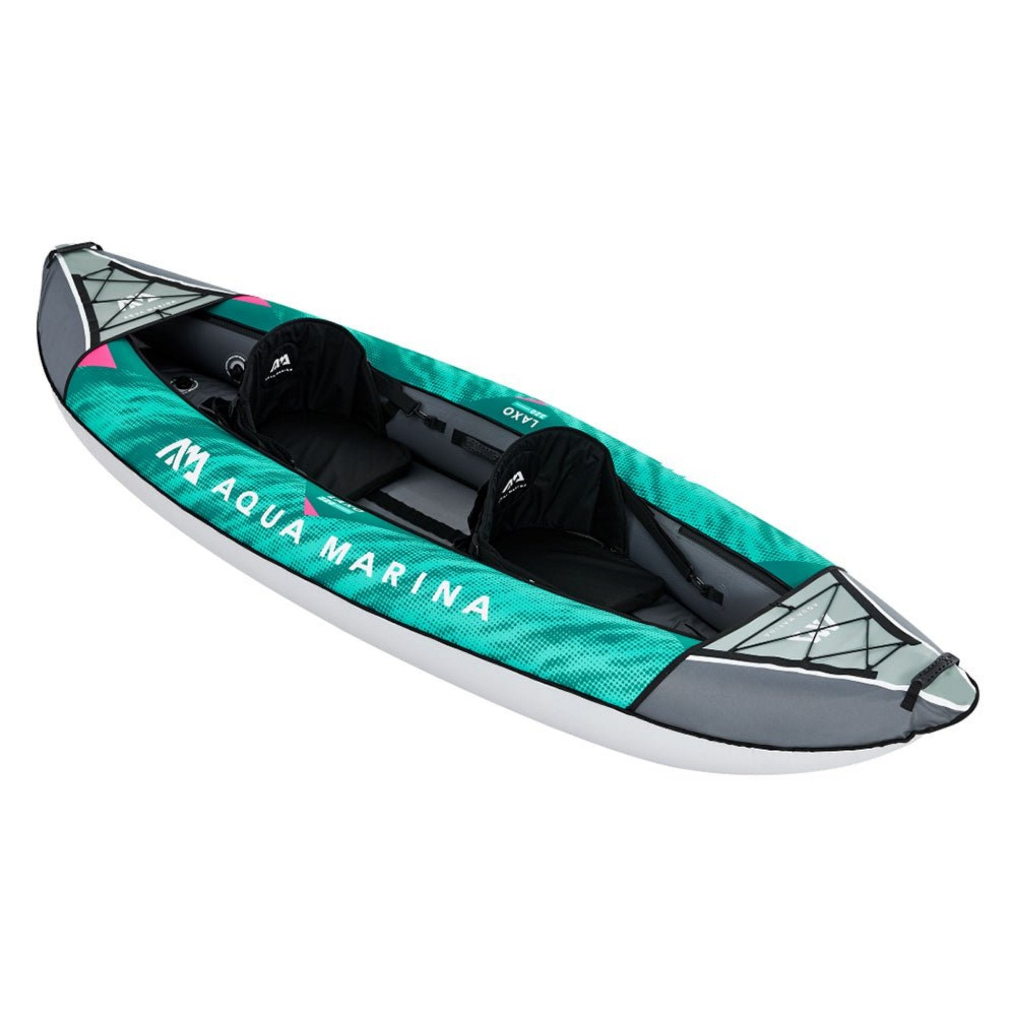 Aqua Marina Laxo 320 2-Person Recreational Kayak With High-Back Seat And Adjustable Cargo Bungee, 10FT (SAK01396) - Energize Trek