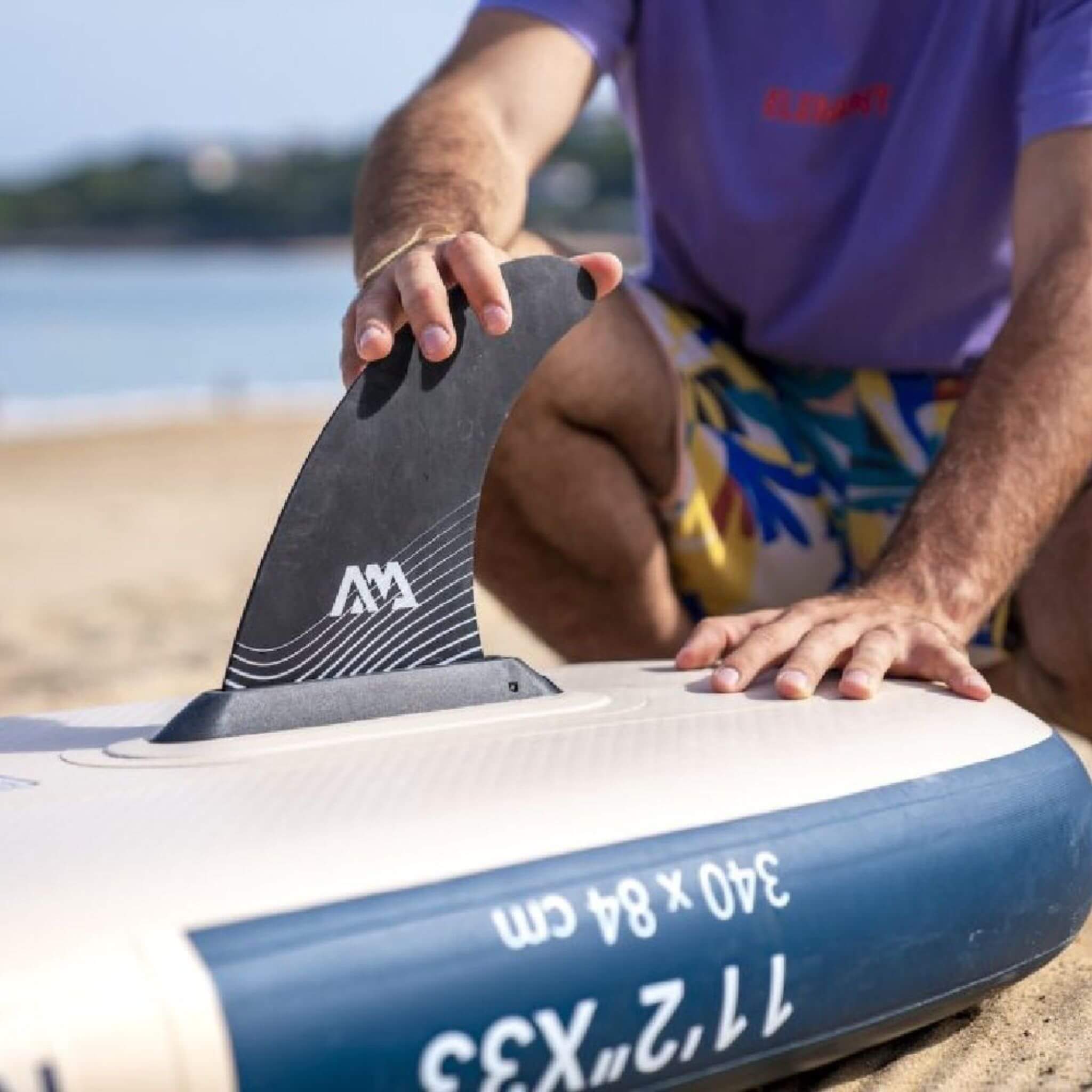 Aqua Marina Magma BT-23MAP All-Around Inflatable SUP With Carbon Hybrid Paddle, 11FT (SAK35791) - Energize Trek
