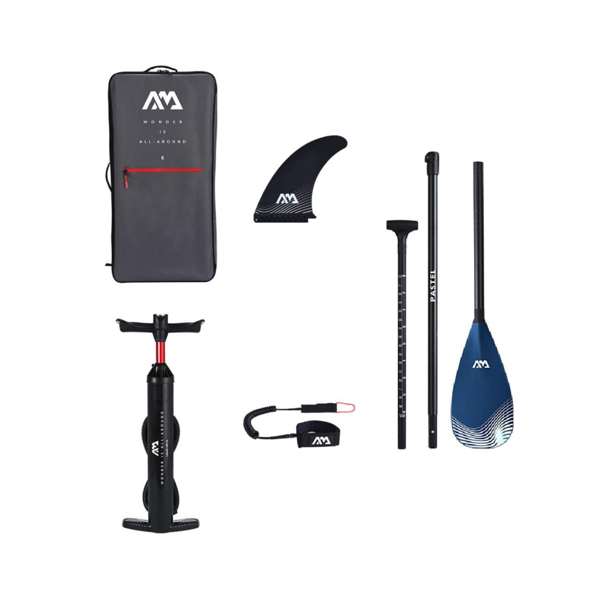 Aqua Marina Magma BT-23MAP All-Around Inflatable SUP With Carbon Hybrid Paddle, 11FT (SAK35791) - Energize Trek