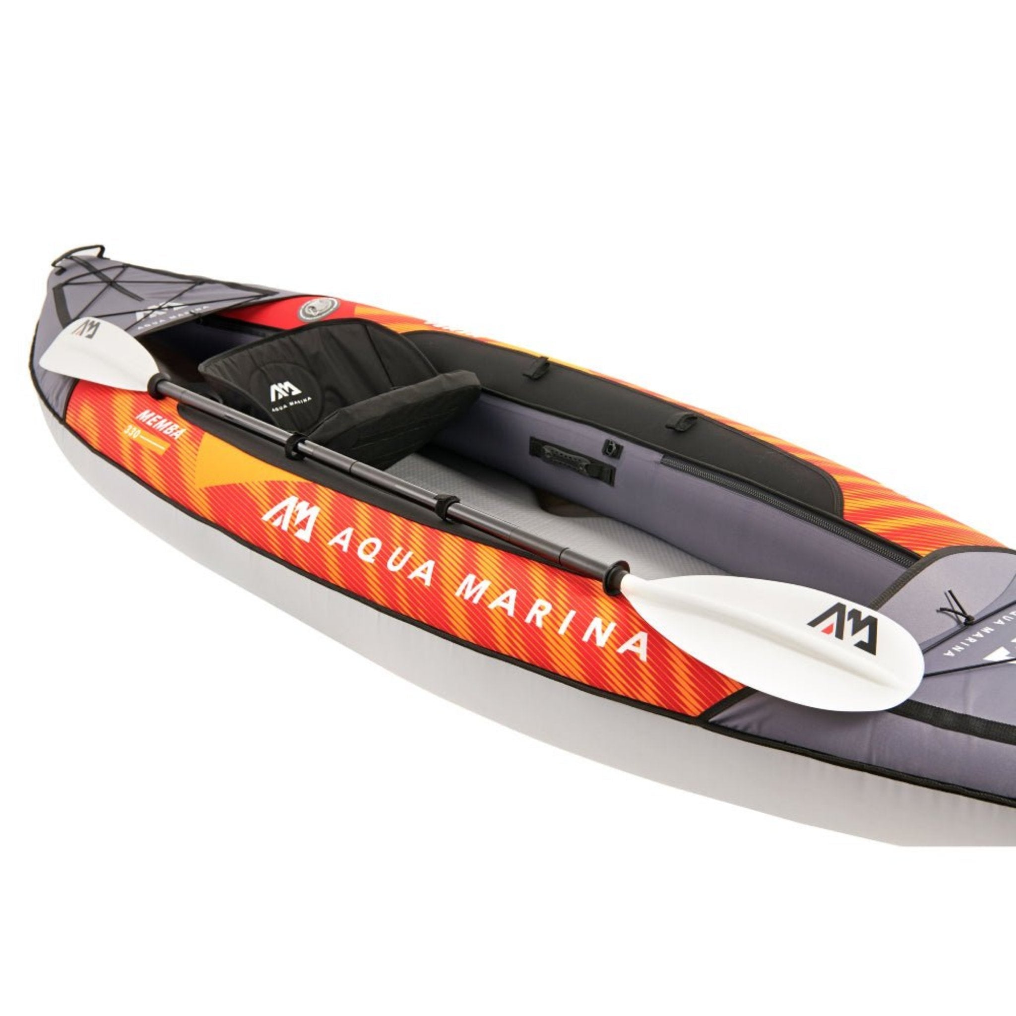 Aqua Marina Memba 330 1-Person Ultra Stiff Touring Kayak With Double Wall Fabric Floor, 10FT (SAK56789) - Energize Trek