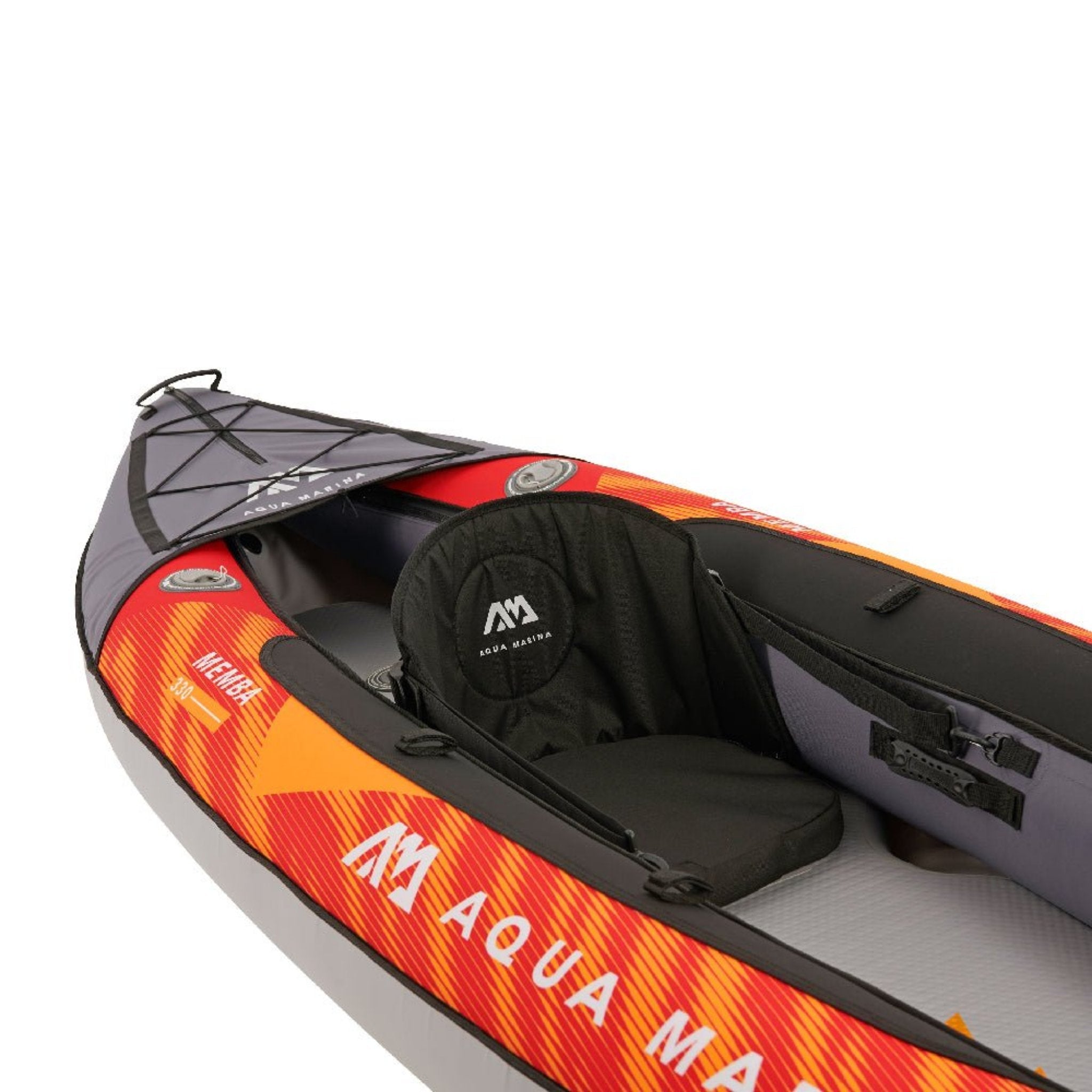 Aqua Marina Memba 330 1-Person Ultra Stiff Touring Kayak With Double Wall Fabric Floor, 10FT (SAK56789) - Energize Trek