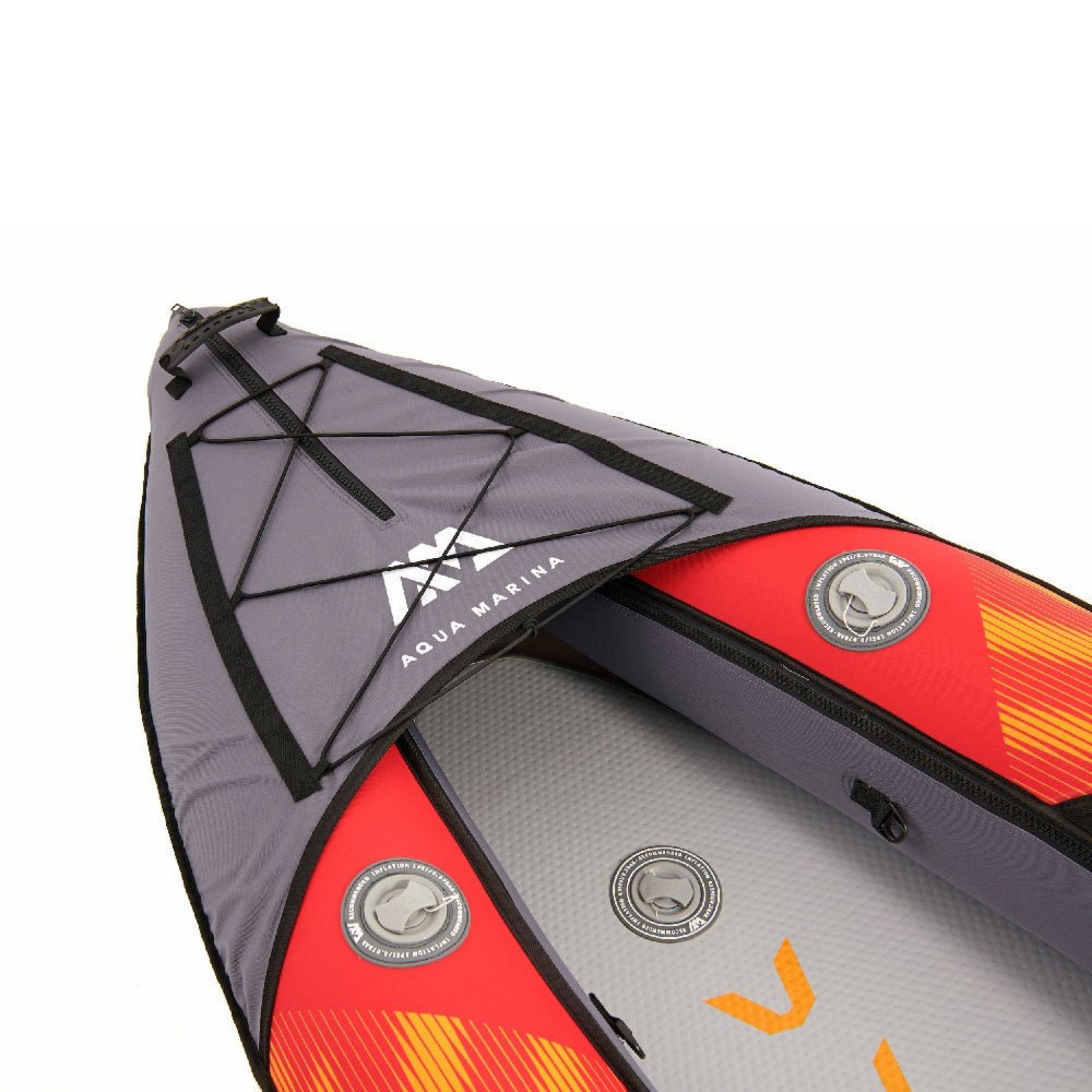 Aqua Marina Memba 330 1-Person Ultra Stiff Touring Kayak With Double Wall Fabric Floor, 10FT (SAK56789) - Energize Trek