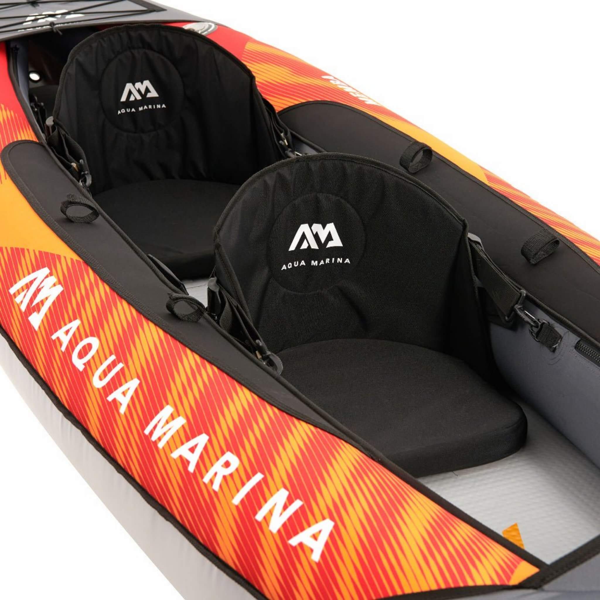 Aqua Marina Memba 390 Premium 2-Person Touring Kayak With DWF Deck And Paddles, 12FT (SAK17282) - Energize Trek