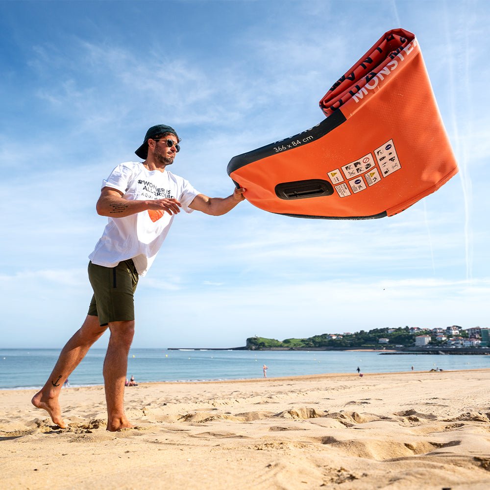 Aqua Marina Monster BT-23MOP All Around ISUP Sky Glider With Swift Attach Center Fin, 12FT (SAK56240) - Energize Trek