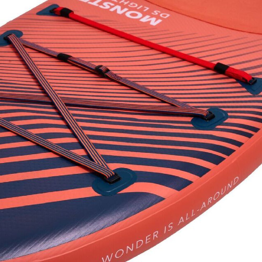 Aqua Marina Monster BT-23MOP All Around ISUP Sky Glider With Swift Attach Center Fin, 12FT (SAK56240) - Energize Trek