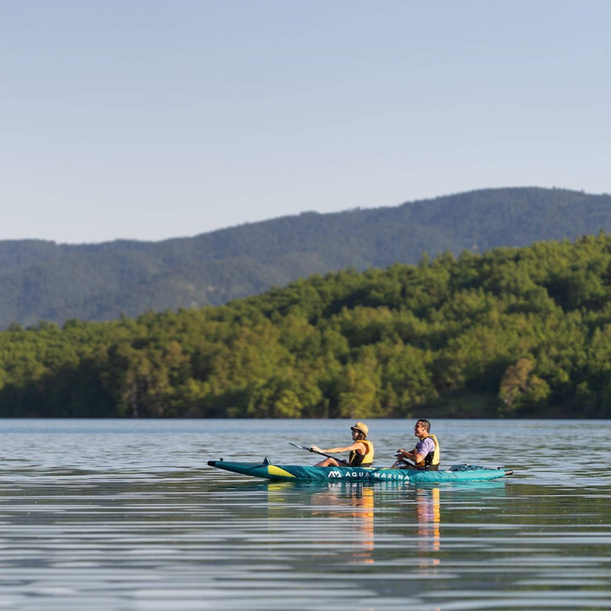 Aqua Marina Steam 412 2-Person Premium Kayak With DWF Deck, 14FT (SAK57946) - Energize Trek