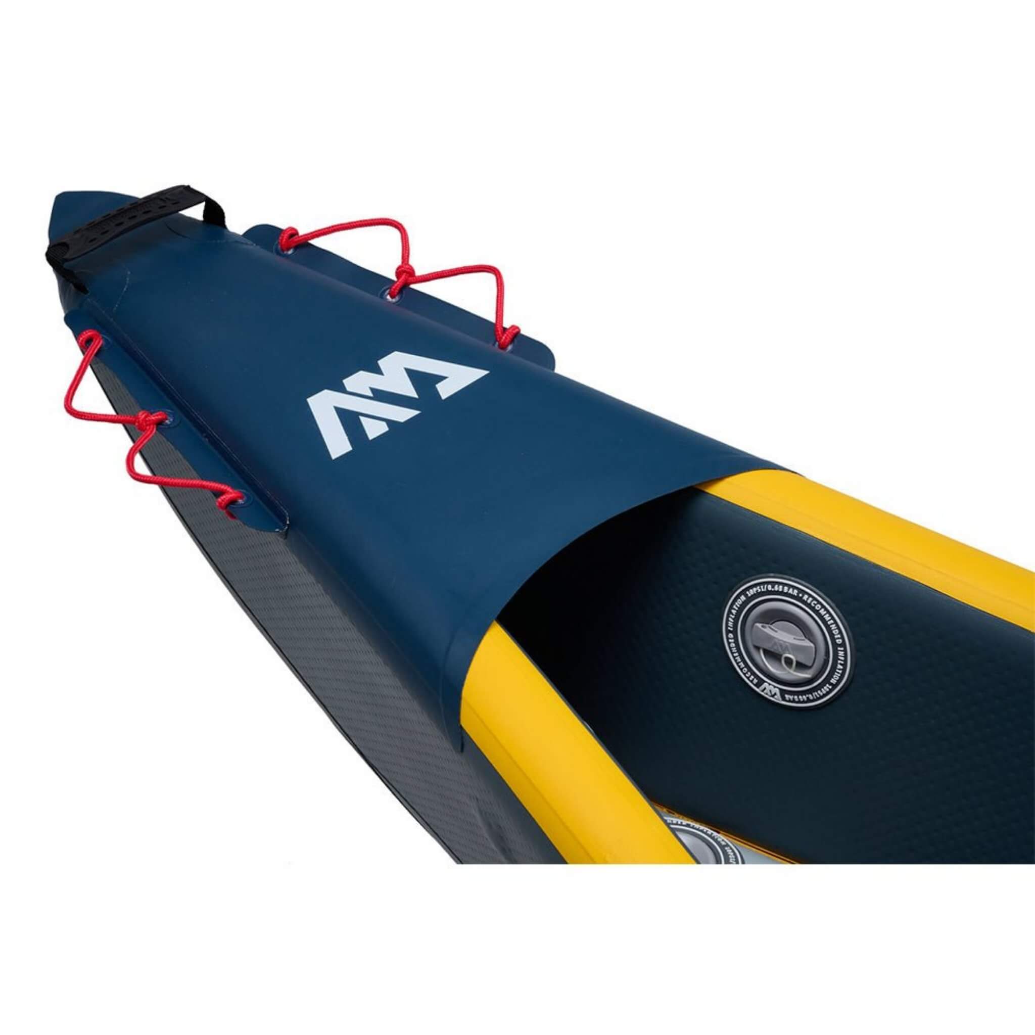 Aqua Marina Tomahawk AIR-K 440 2-Person High Pressure Speed Inflatable Kayak, 14FT (SAK31482) - Energize Trek