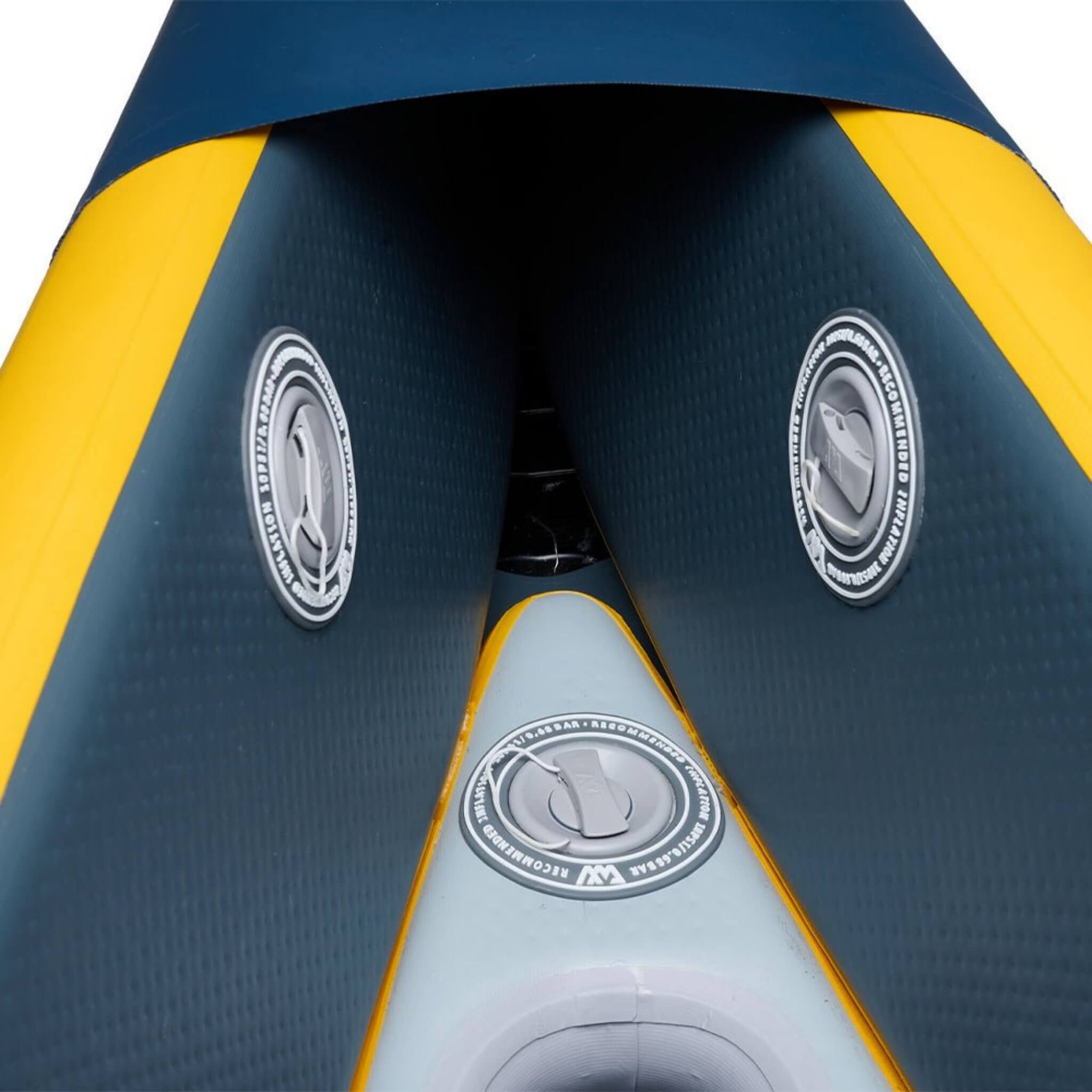 Aqua Marina Tomahawk AIR-K 440 2-Person High Pressure Speed Inflatable Kayak, 14FT (SAK31482) - Energize Trek