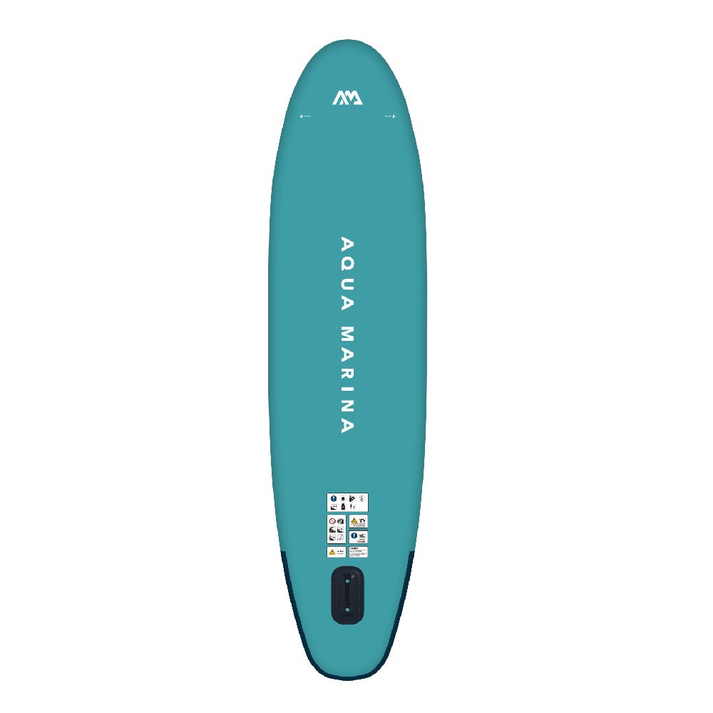 Aqua Marina Vapor BT-23VAP All-Around SUP W/ Sand Ripple Grooved EVA Footpad, 10FT (SAK60532) - Energize Trek