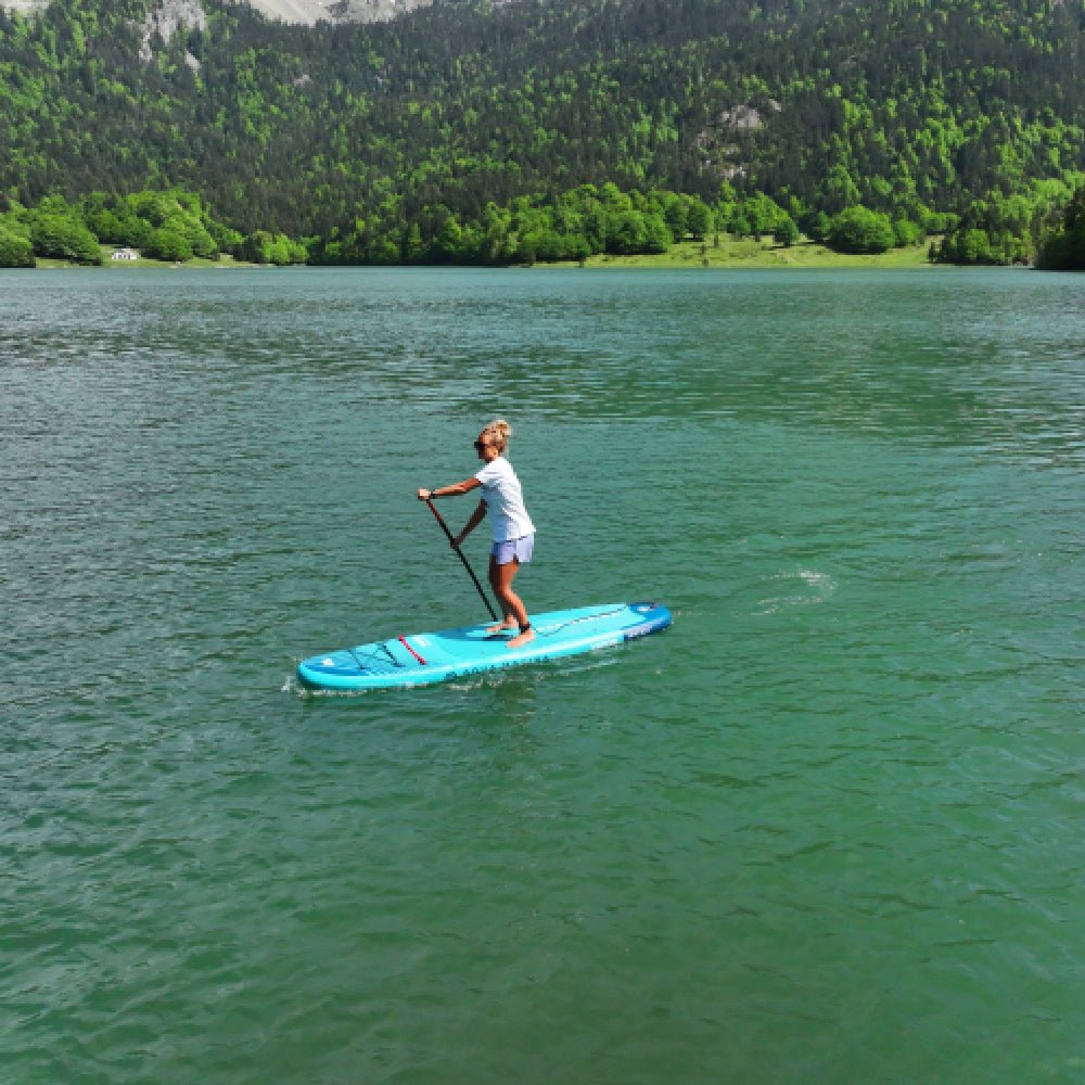 Aqua Marina Vapor BT-23VAP All-Around SUP W/ Sand Ripple Grooved EVA Footpad, 10FT (SAK60532) - Energize Trek