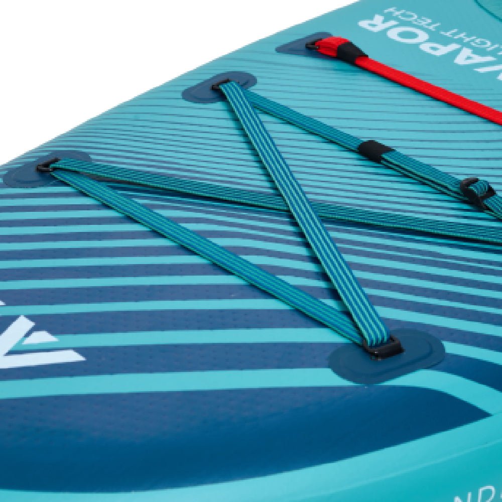 Aqua Marina Vapor BT-23VAP All-Around SUP W/ Sand Ripple Grooved EVA Footpad, 10FT (SAK60532) - Energize Trek