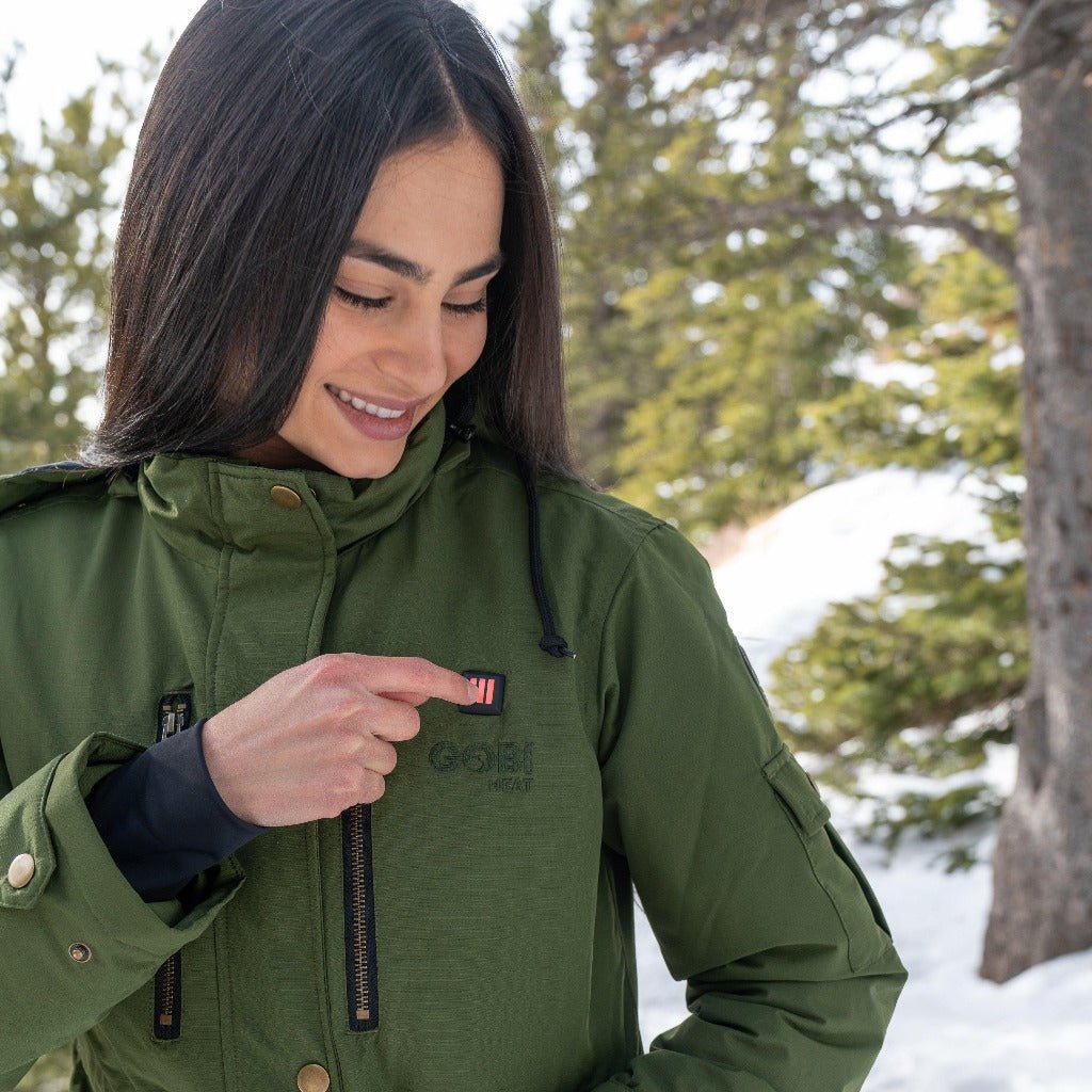 Arcadia Womens Heated Parka - Energize Trek