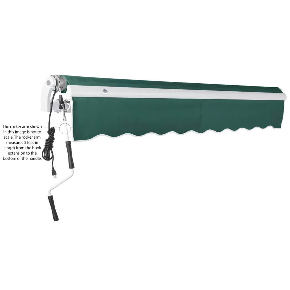 Awntech Maui Premium Electric Outdoor Motorized Retractable Awning With 10FT Projection (SAK58718) - Energize Trek