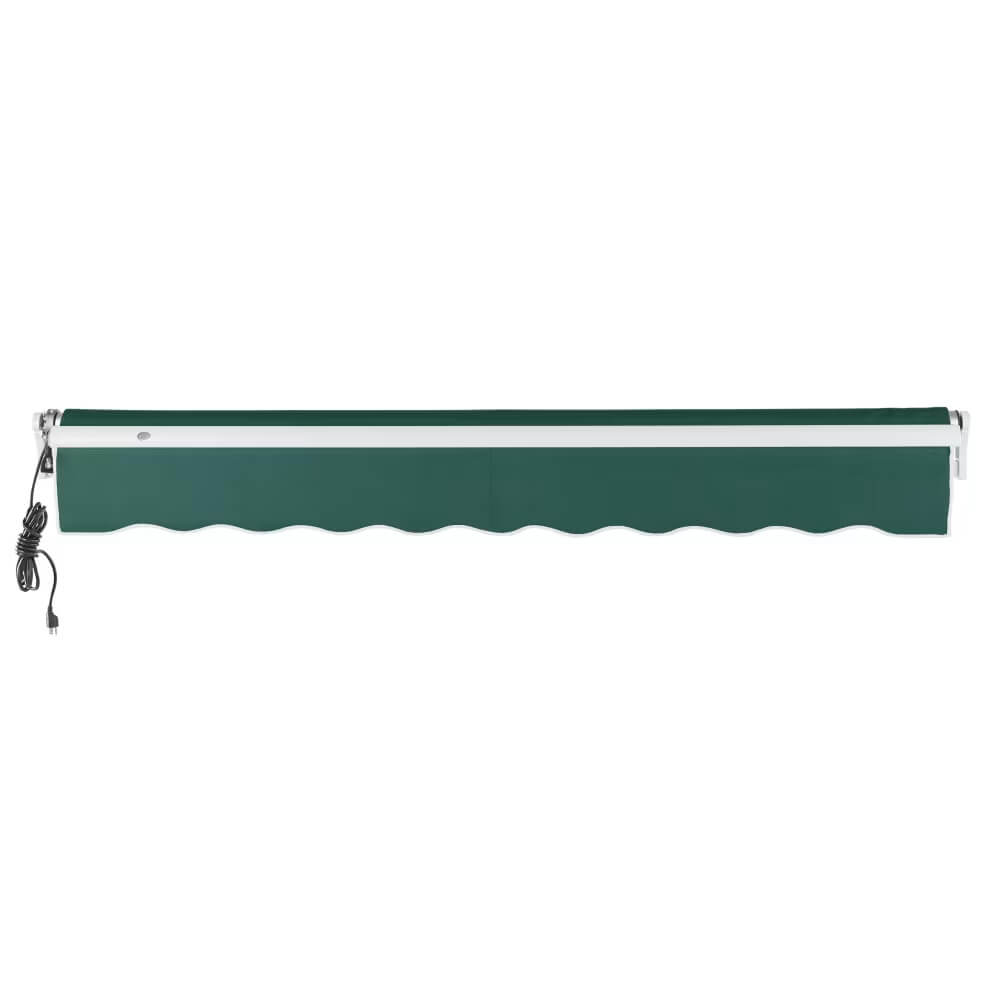 Awntech Maui Premium Electric Outdoor Motorized Retractable Awning With 10FT Projection (SAK58718) - Energize Trek
