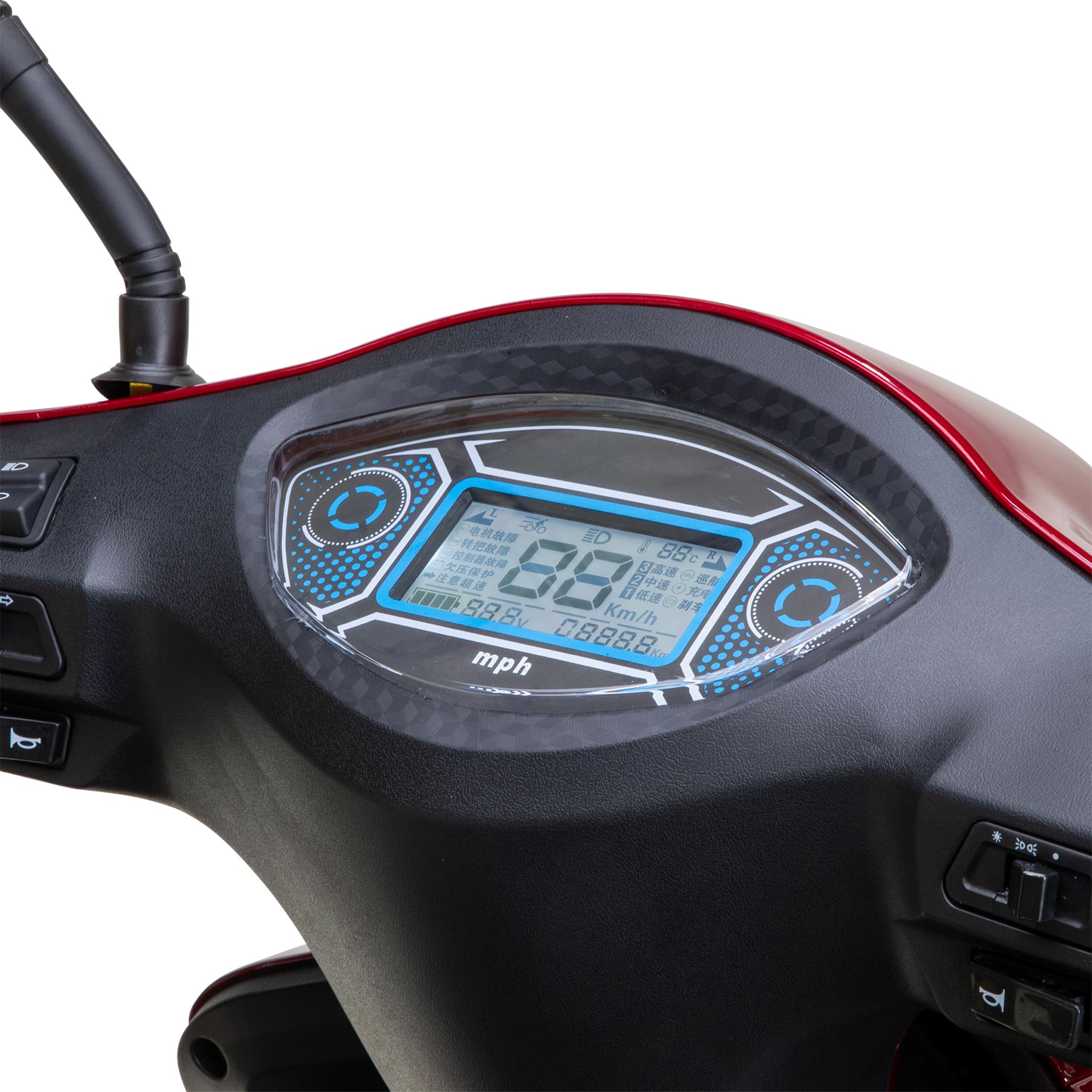 Bespoke Legacy Premium Electric Mobility Scooter With Electronic Speed Control, 400LBS (SAK36952) - Energize Trek