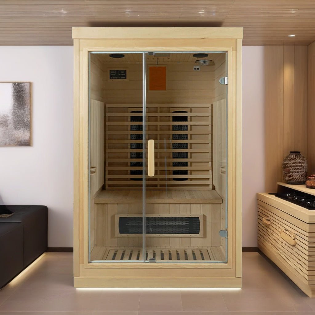 Bliss 2 Sauna – Luxury Wellness Sauna for Two – Cal Sauna – Premium Home Sauna for Couples & Relaxation - Energize Trek
