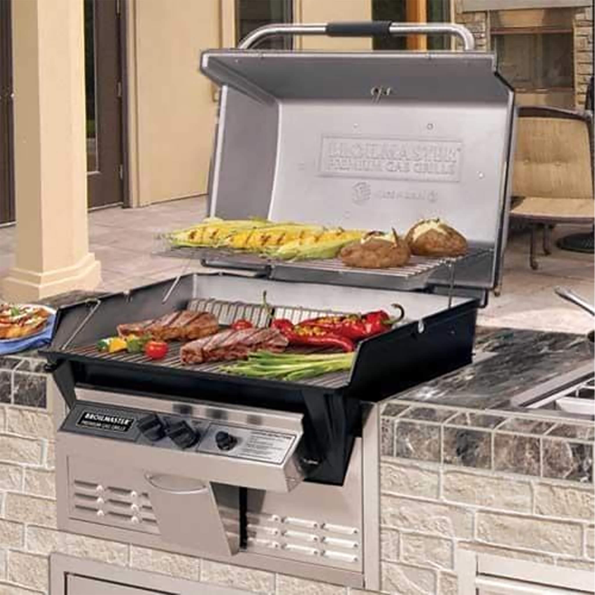 Broilmaster P3X Super Premium Cast Aluminum Gas Grill With Flare Busters, Griddle And Smoker Shutter (SAK98194) - Energize Trek
