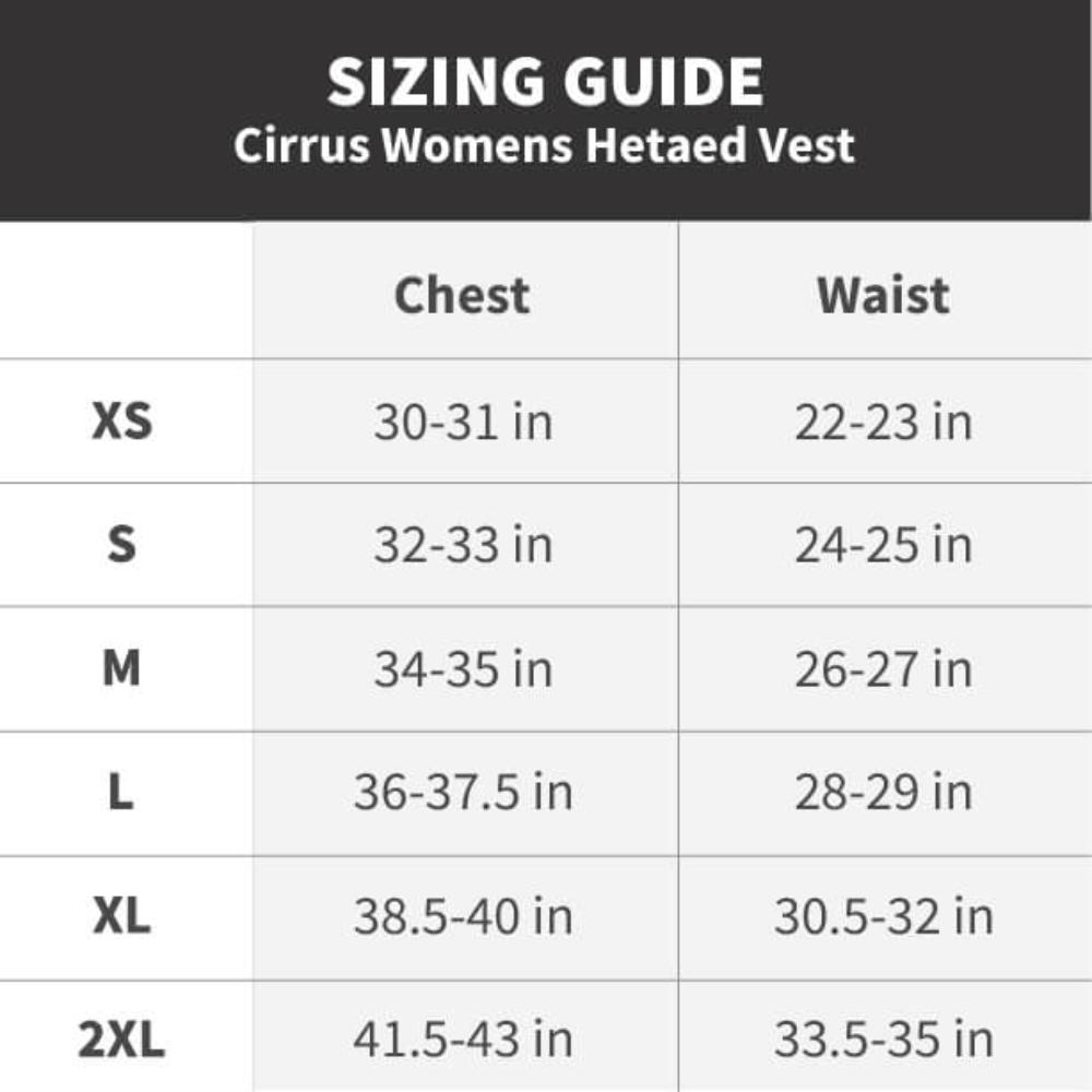 Cirrus Womens Heated Vest - Energize Trek