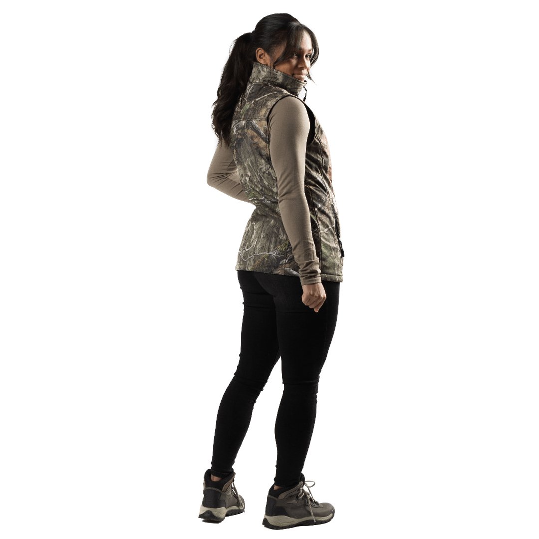 Colorado Women’s Heated Hunting Vest - Available in Mossy Oak® and Real Tree® - Energize Trek