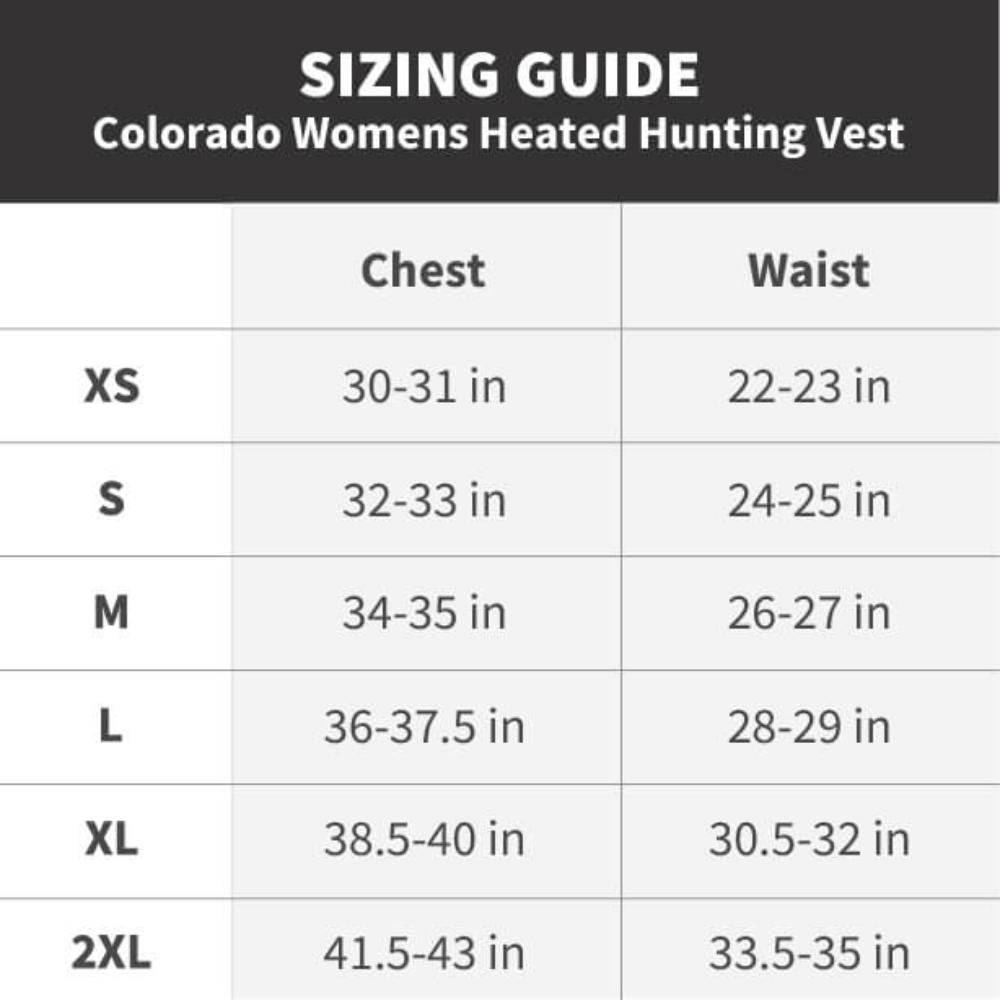 Colorado Women’s Heated Hunting Vest - Available in Mossy Oak® and Real Tree® - Energize Trek