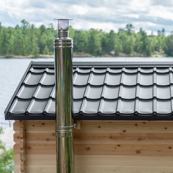 CT Georgian Cabin Sauna – Outdoor 4-Person Sauna with Modern Heating & Luxury Design - Energize Trek