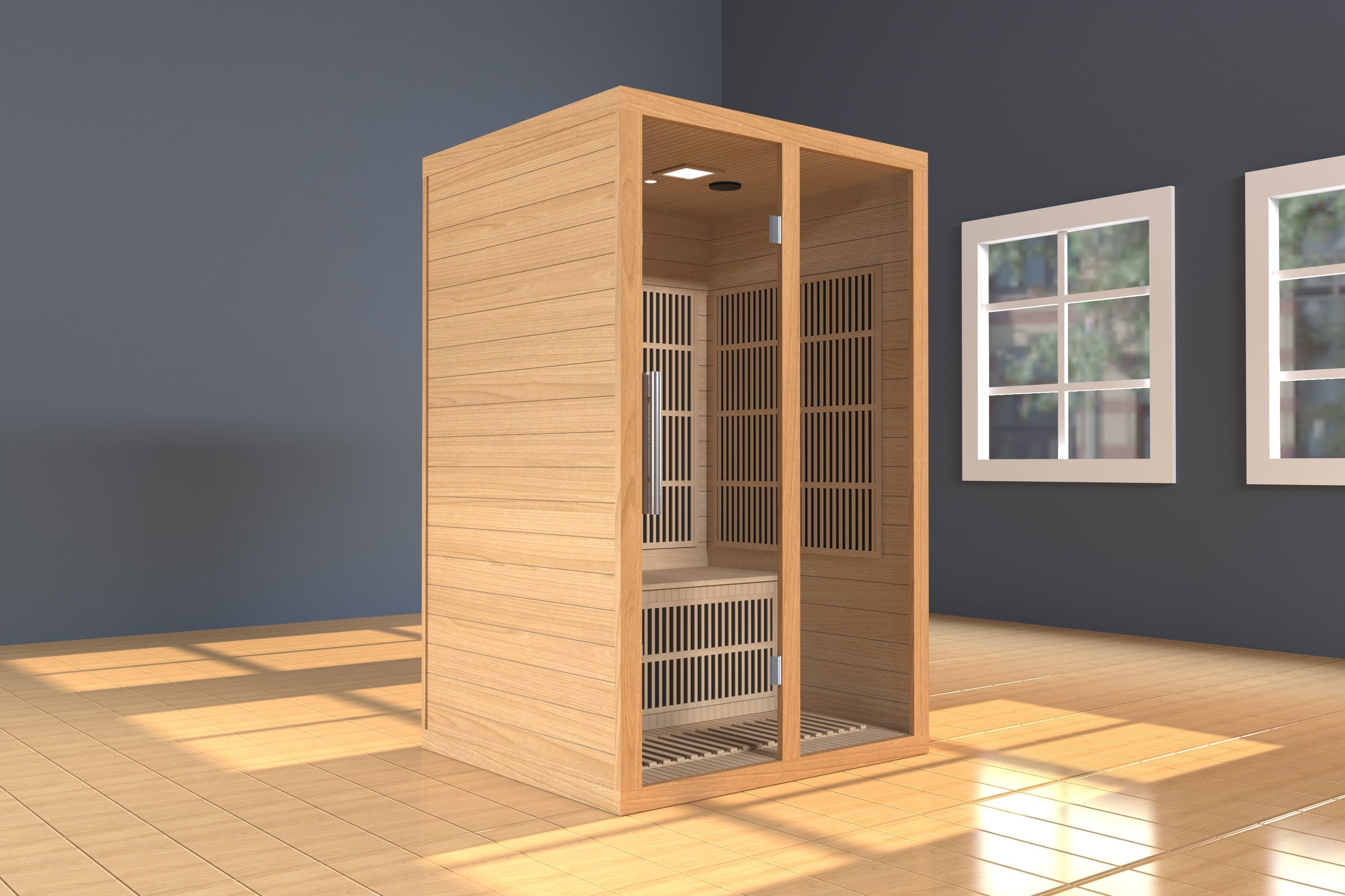 SAUNA EVOLUTION® Indoor Sauna Room With Carbon heaters Far Infrared 13 - Energize Trek