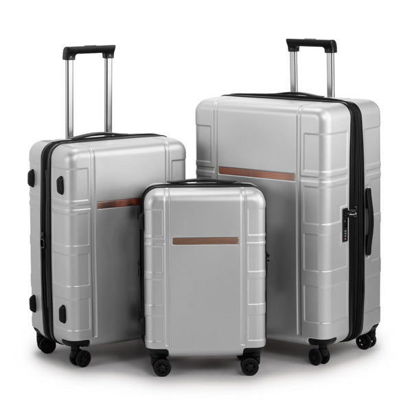 Luggage Expandable Suitcase PC+ABS 3 Piece Set with TSA Lock Spinner - Energize Trek